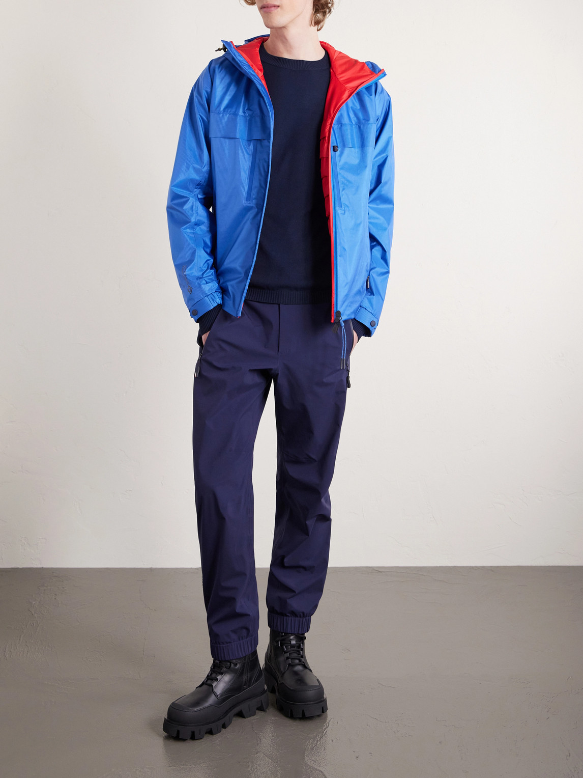 Grenoble - Logo-Appliquéd Crepe Sweater