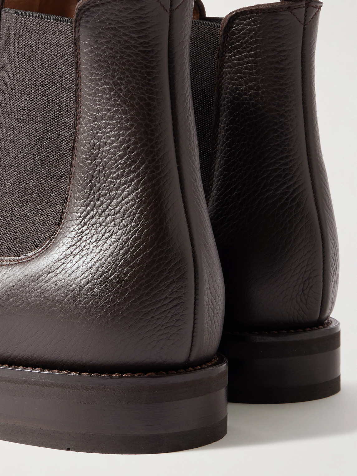 Morjas Full-grain Leather Chelsea Boots In Brown