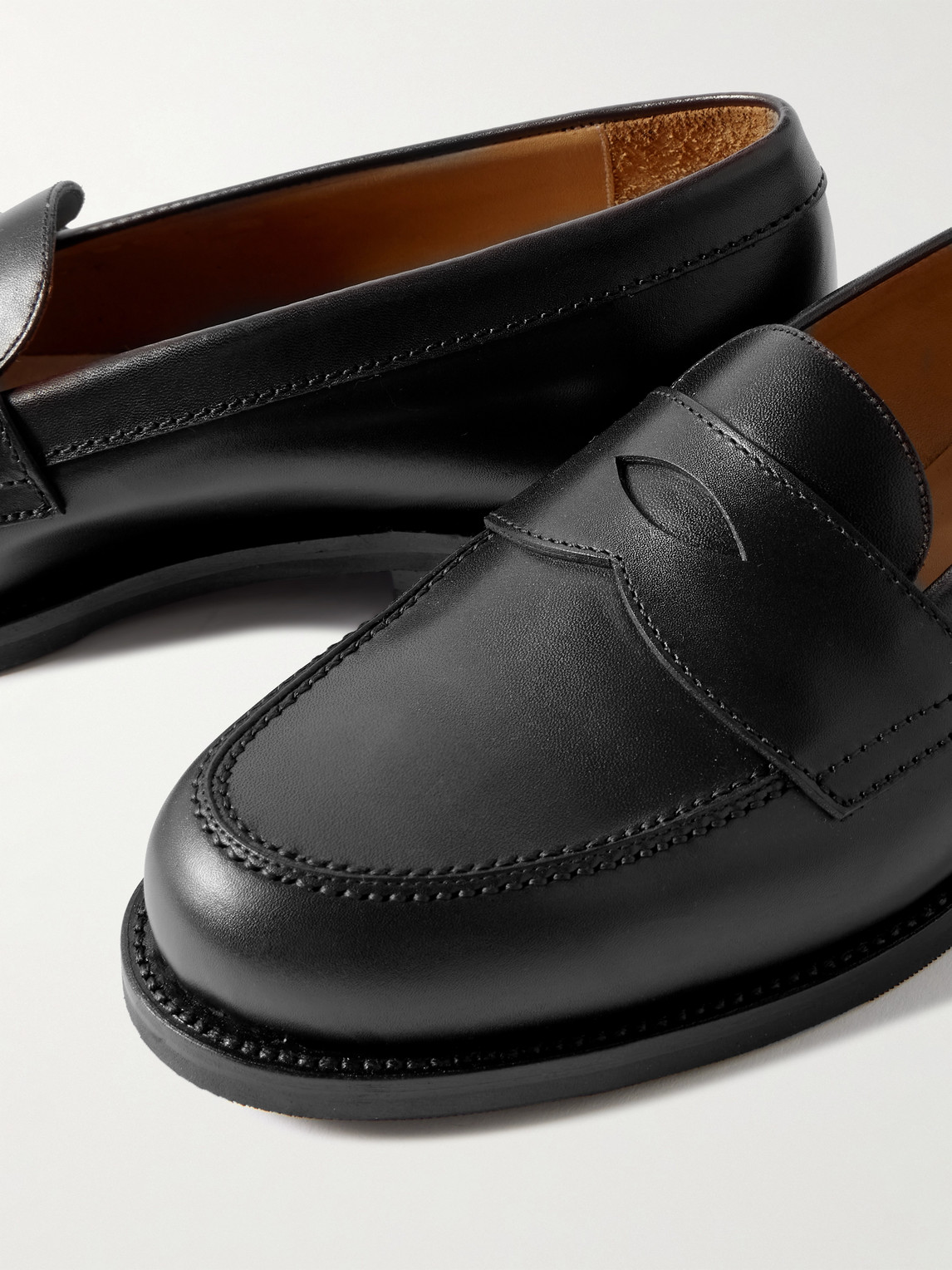 The Ivy Leather Penny Loafers