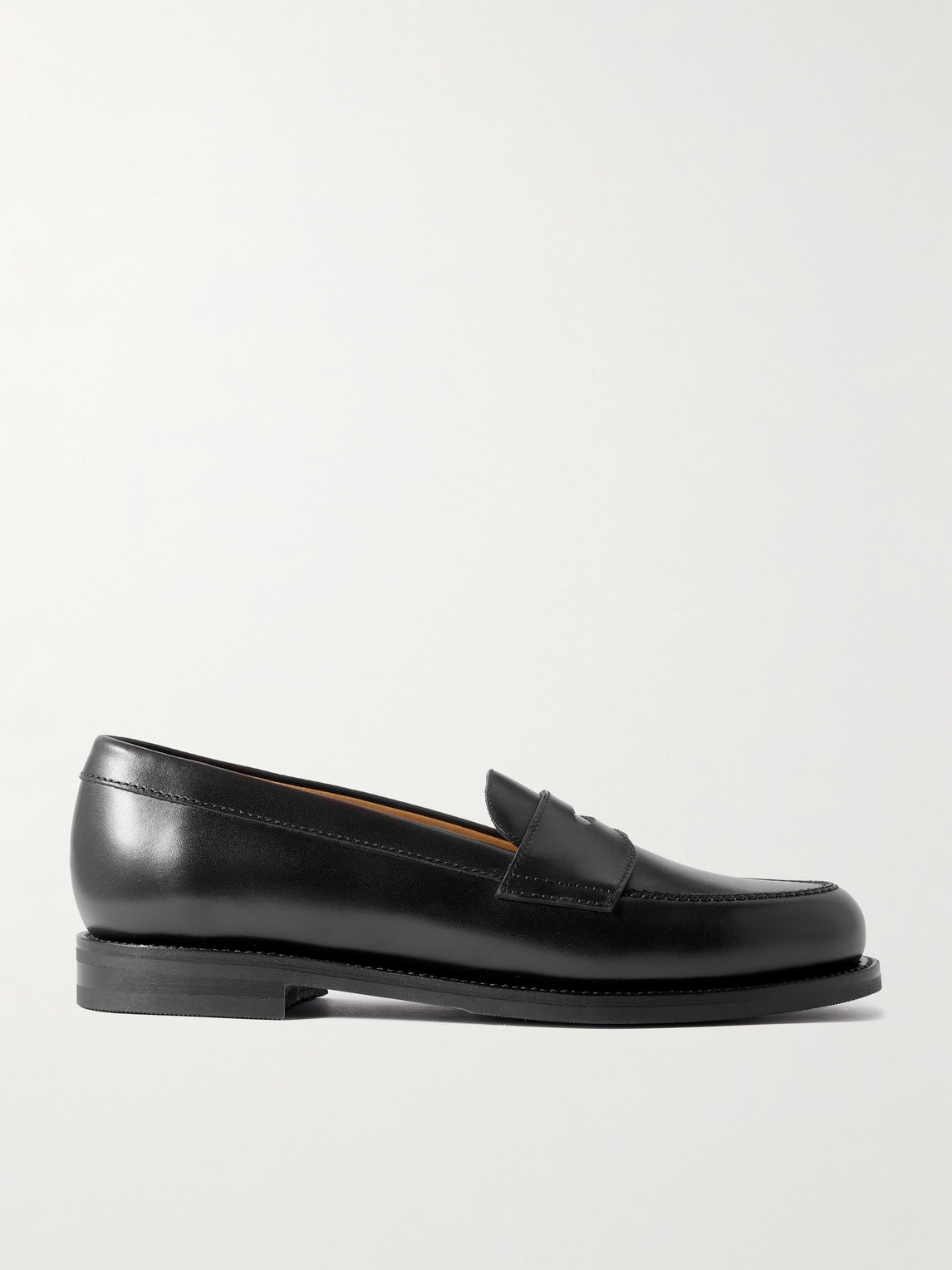 Morjas The Ivy Leather Loafers In Black