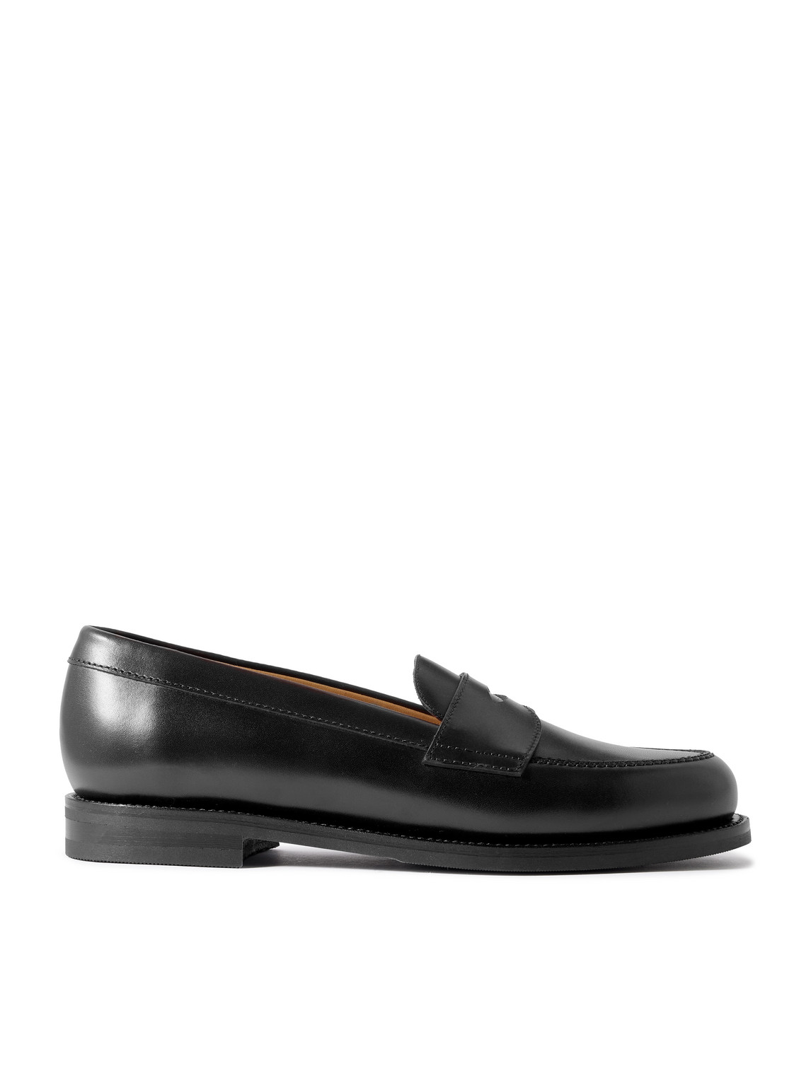 Morjas The Ivy Leather Loafers In Black