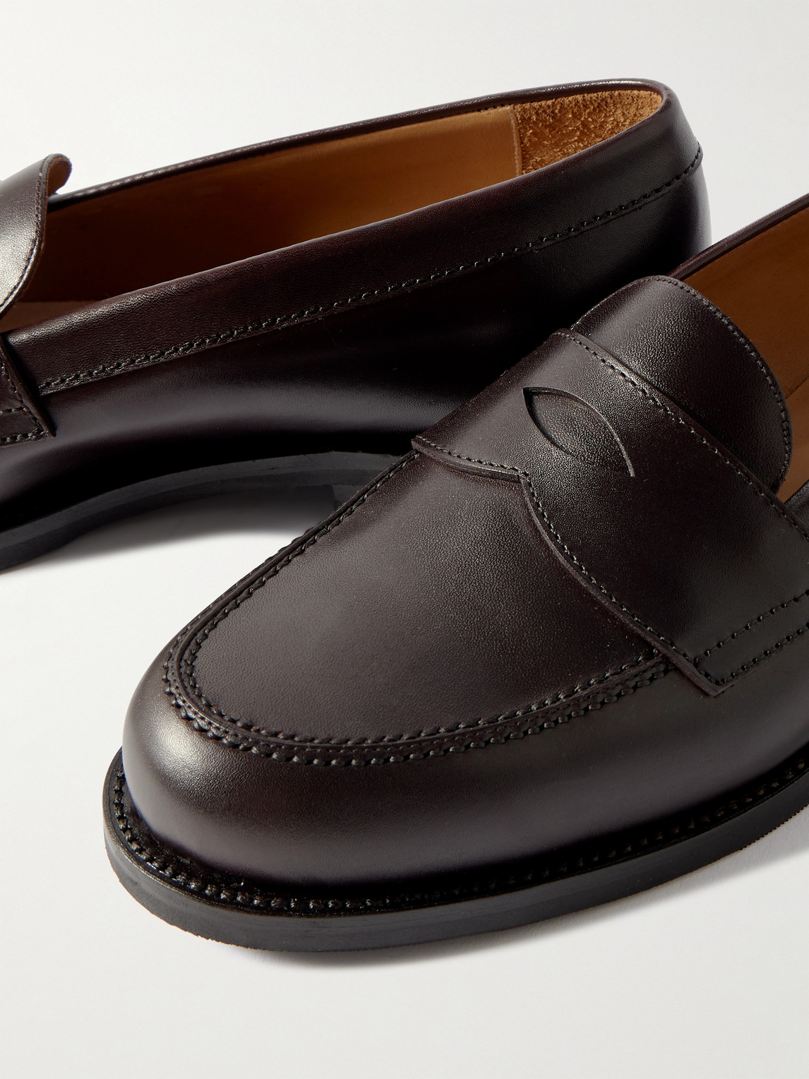 The Ivy Leather Penny Loafers