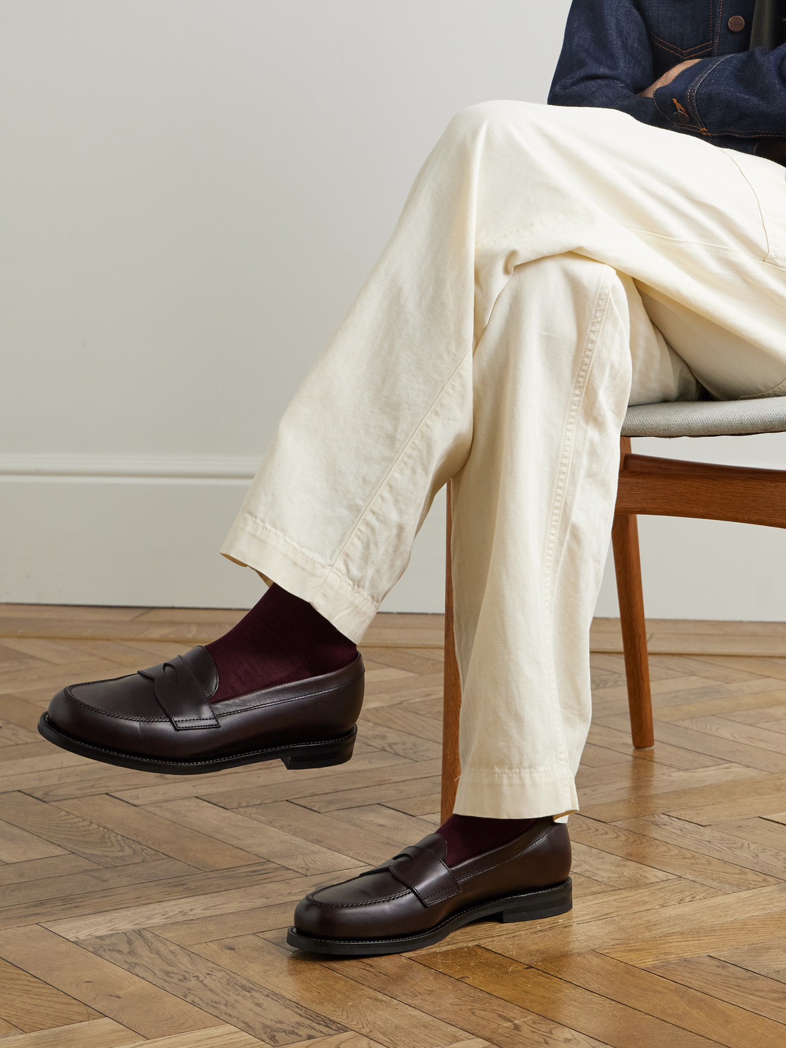 The Ivy Leather Penny Loafers