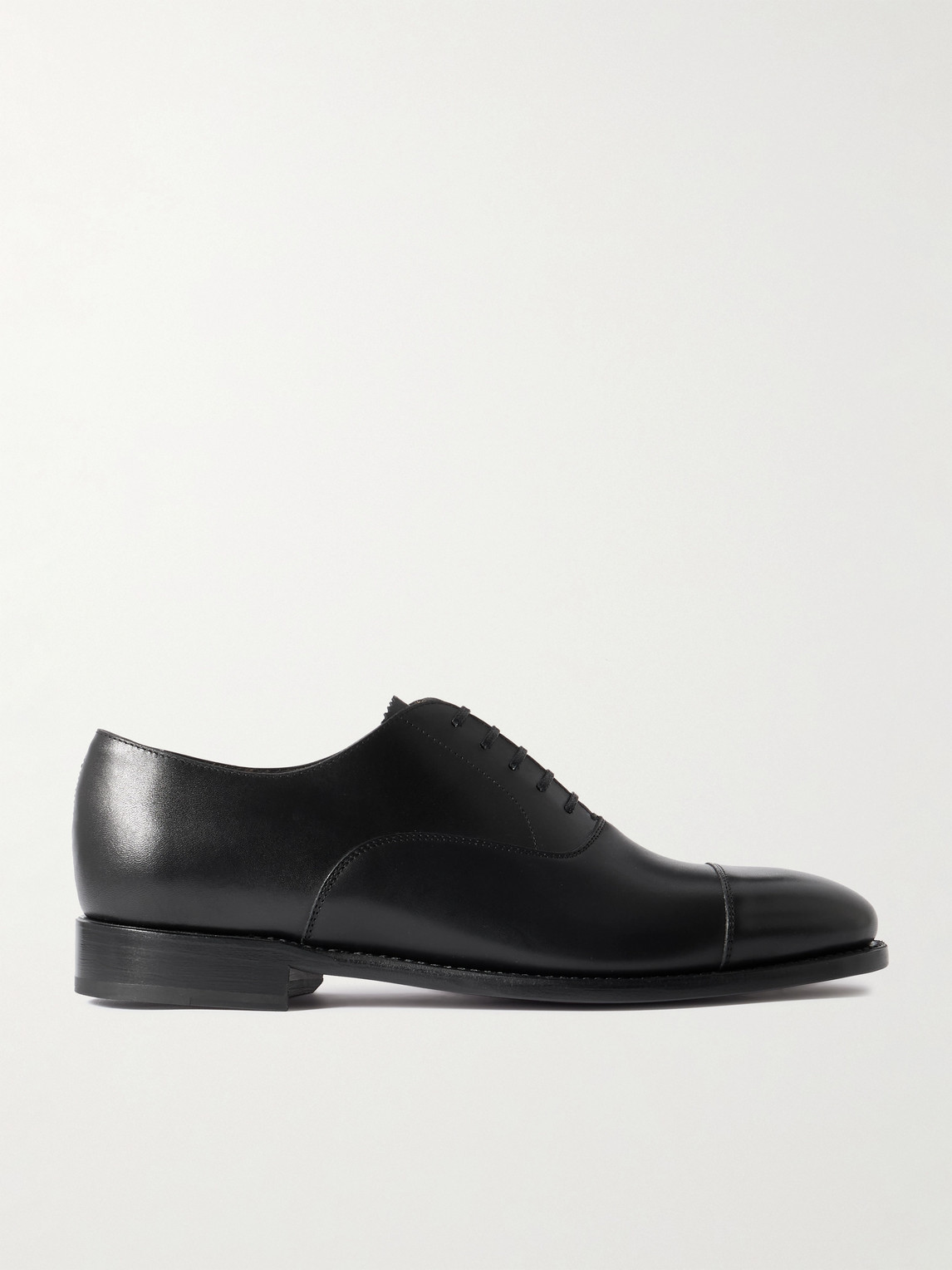 Morjas Leather Oxford Shoes In Black
