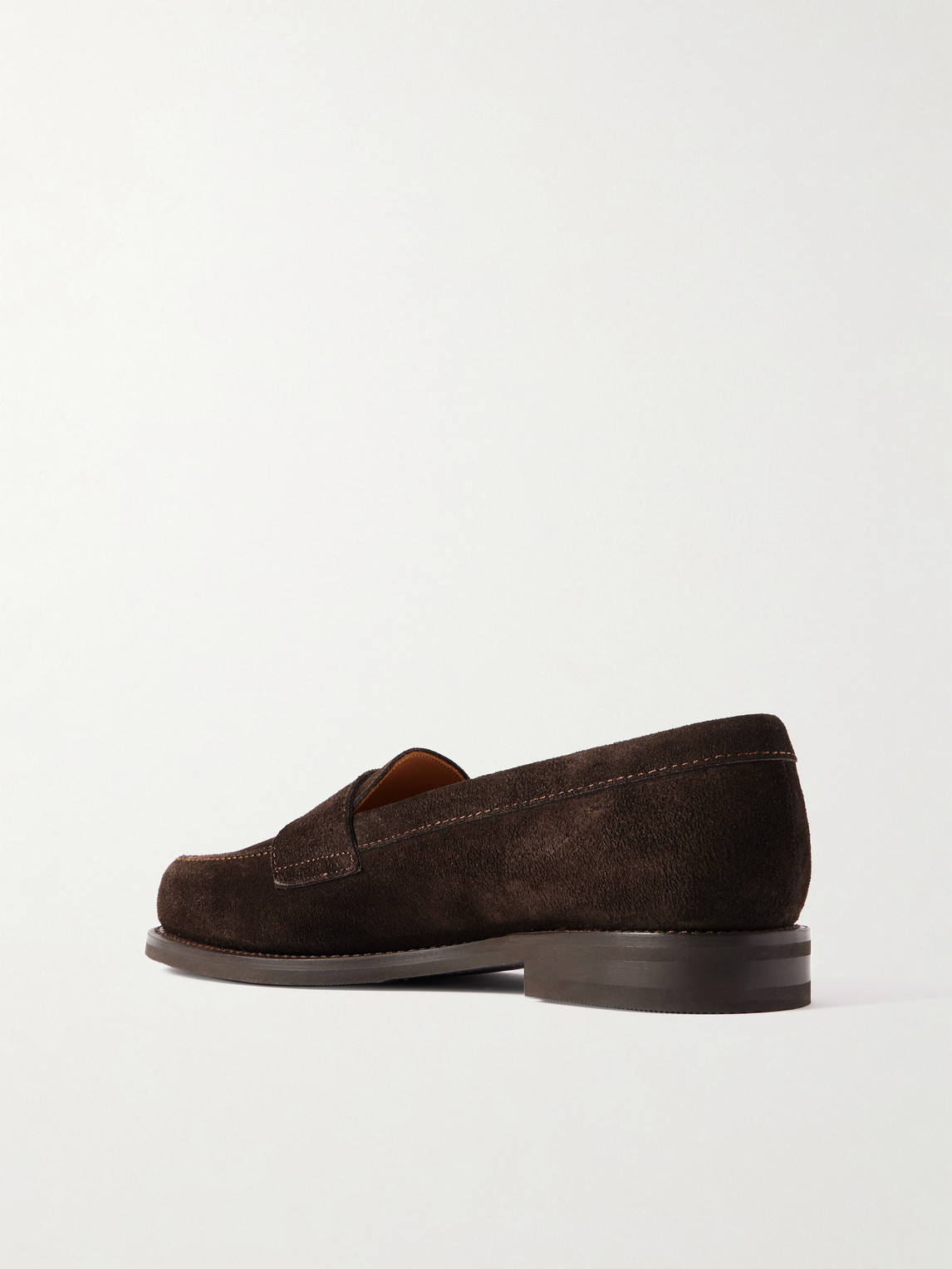 The Ivy Suede Penny Loafers