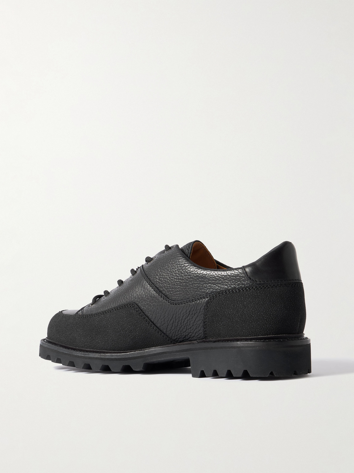 Morjas The Hybrid Hiker Full-grain Leather Boots In Black