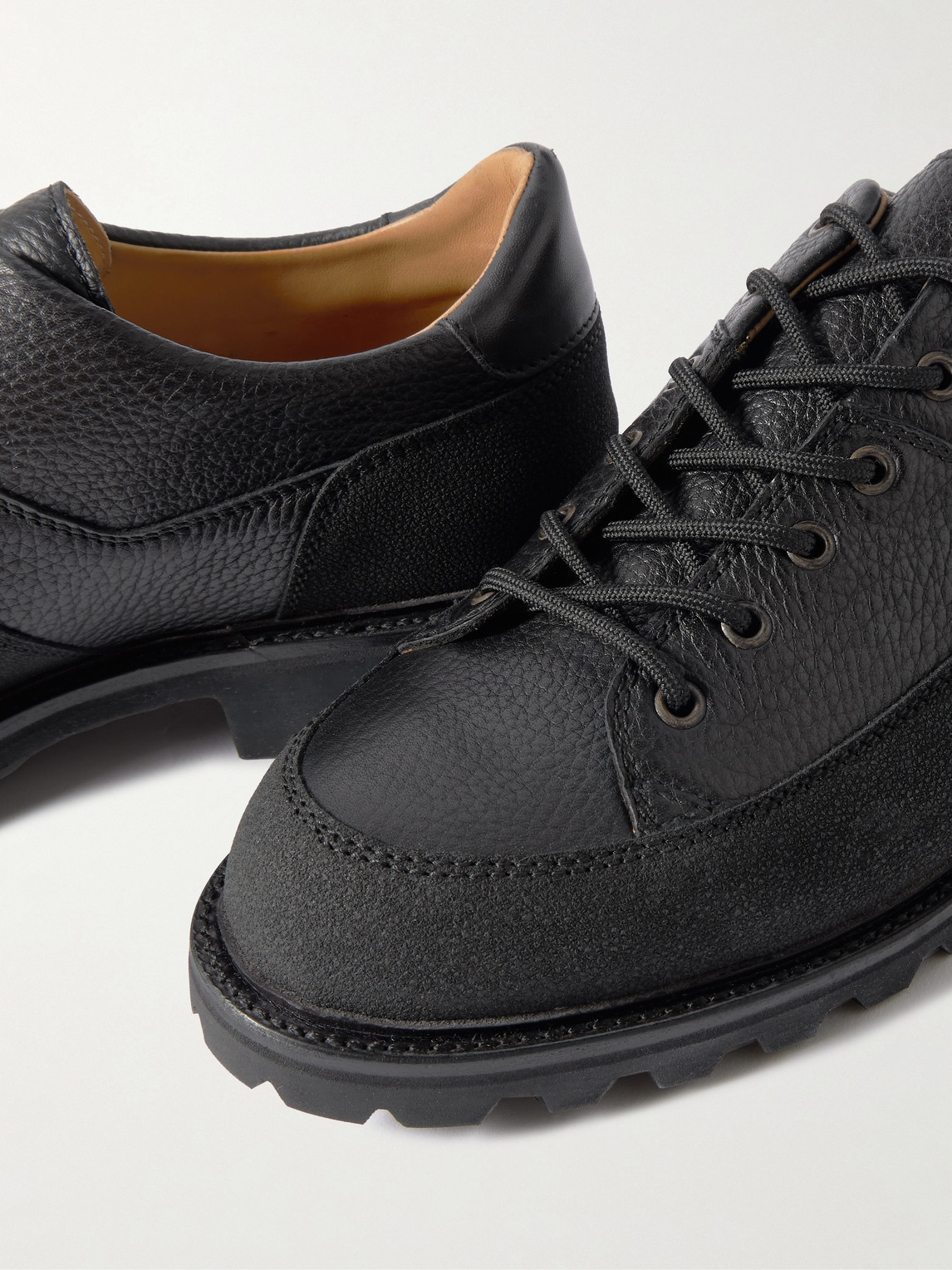 Morjas The Hybrid Hiker Full-grain Leather Boots In Black