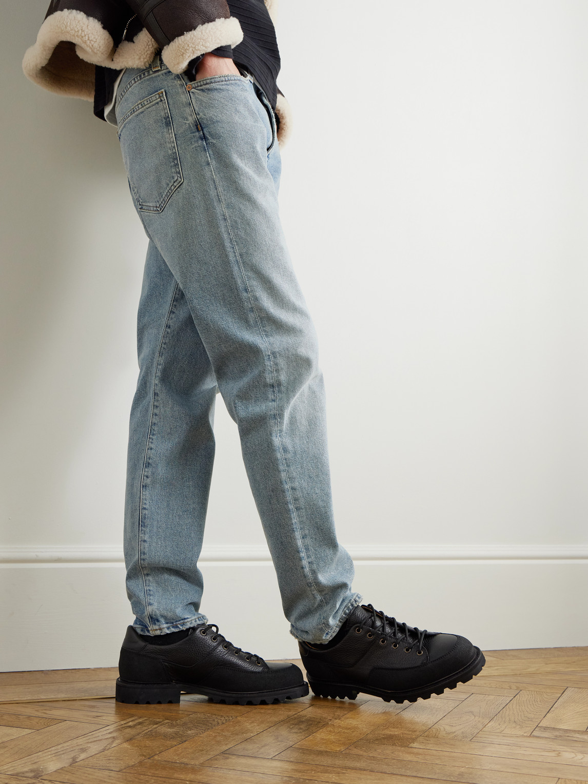 Morjas The Hybrid Hiker Full-grain Leather Boots In Black