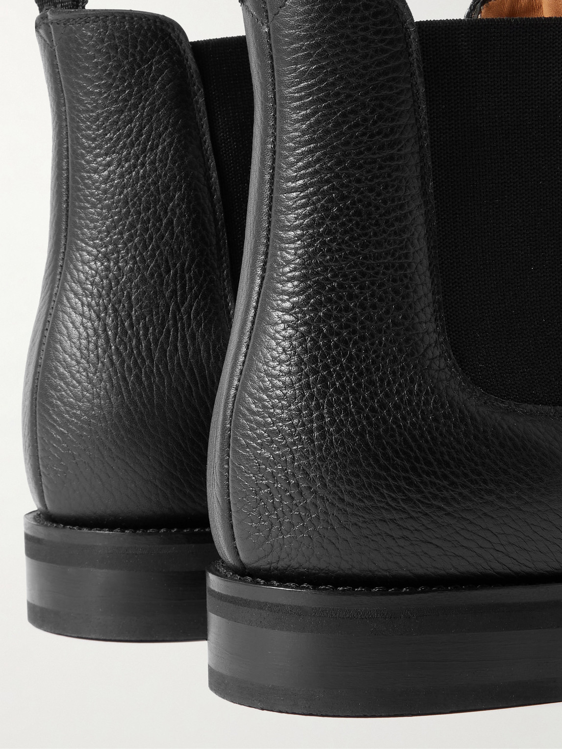 Morjas Full-grain Leather Chelsea Boots In Black