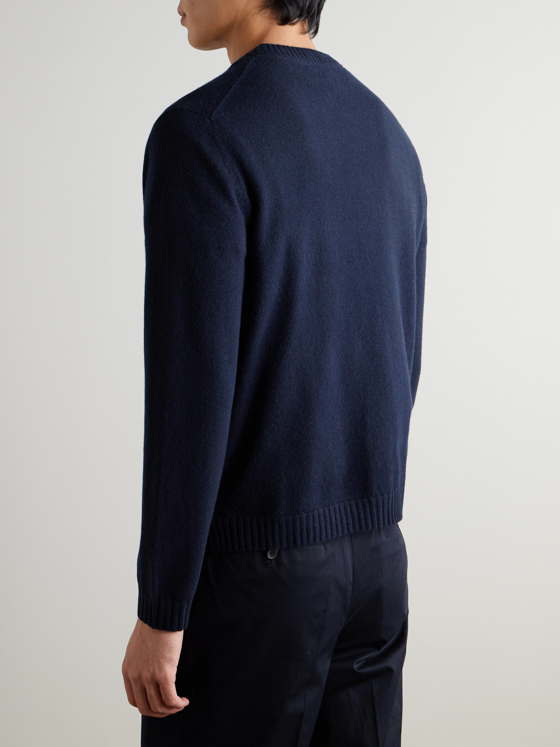  N.peal - Stanley Tucci Organic Cashmere Sweater - Men - Blue - Xl 