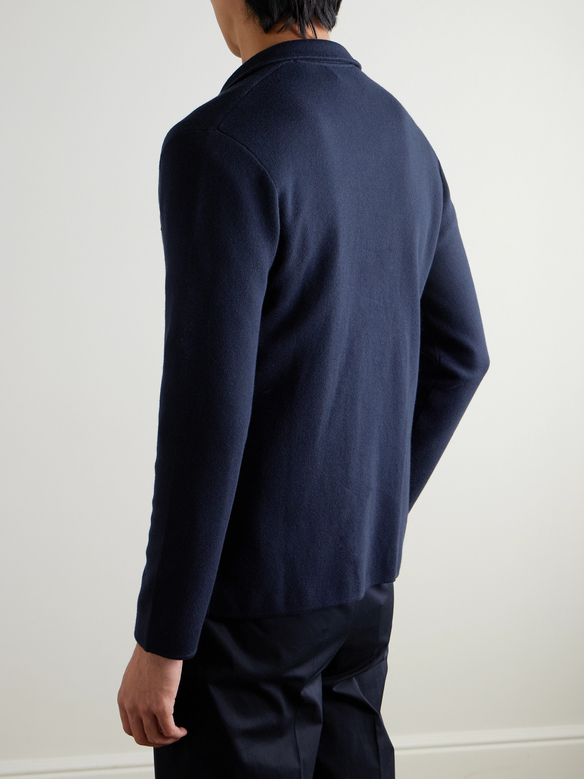 Stanley Tucci Cashmere Cotton, Silk And Cashmere-Blend Blazer