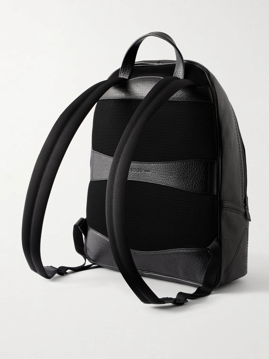  Berluti - Time Off Full-grained Leather Backpack - Men - Black 