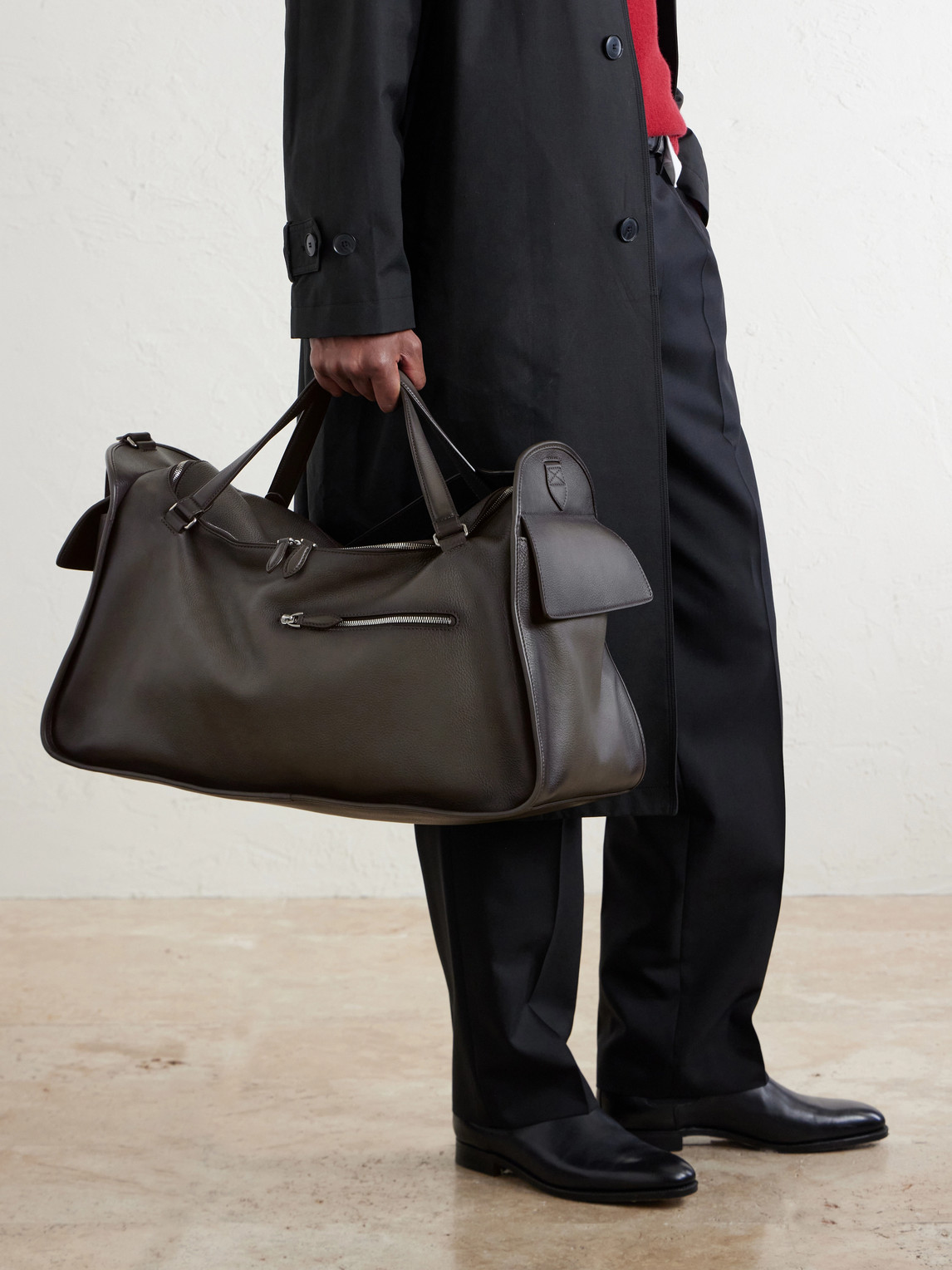 Periple Full-Grained Leather Weekend Bag — 2