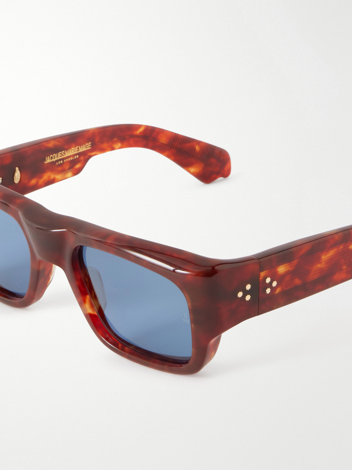  Jacques Marie Mage - Donat Square-frame Acetate Sunglasses - Men - Brown 