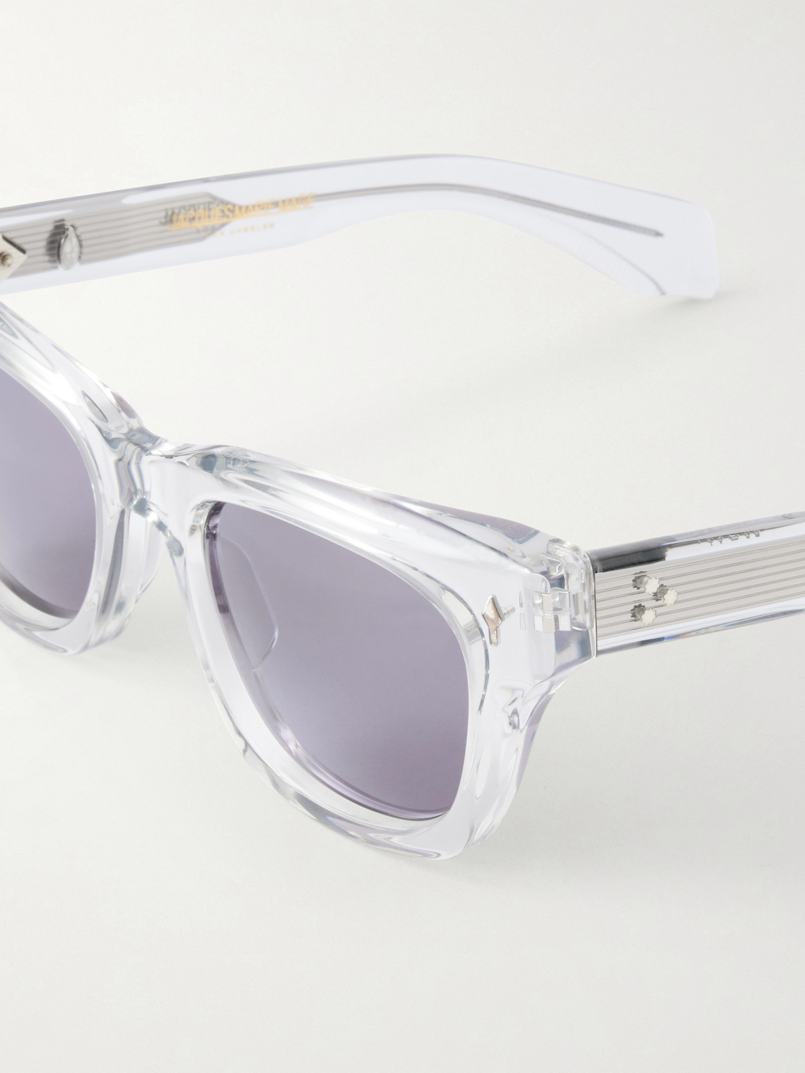  Jacques Marie Mage - Dealan Square-frame Acetate Sunglasses - Men - Silver 