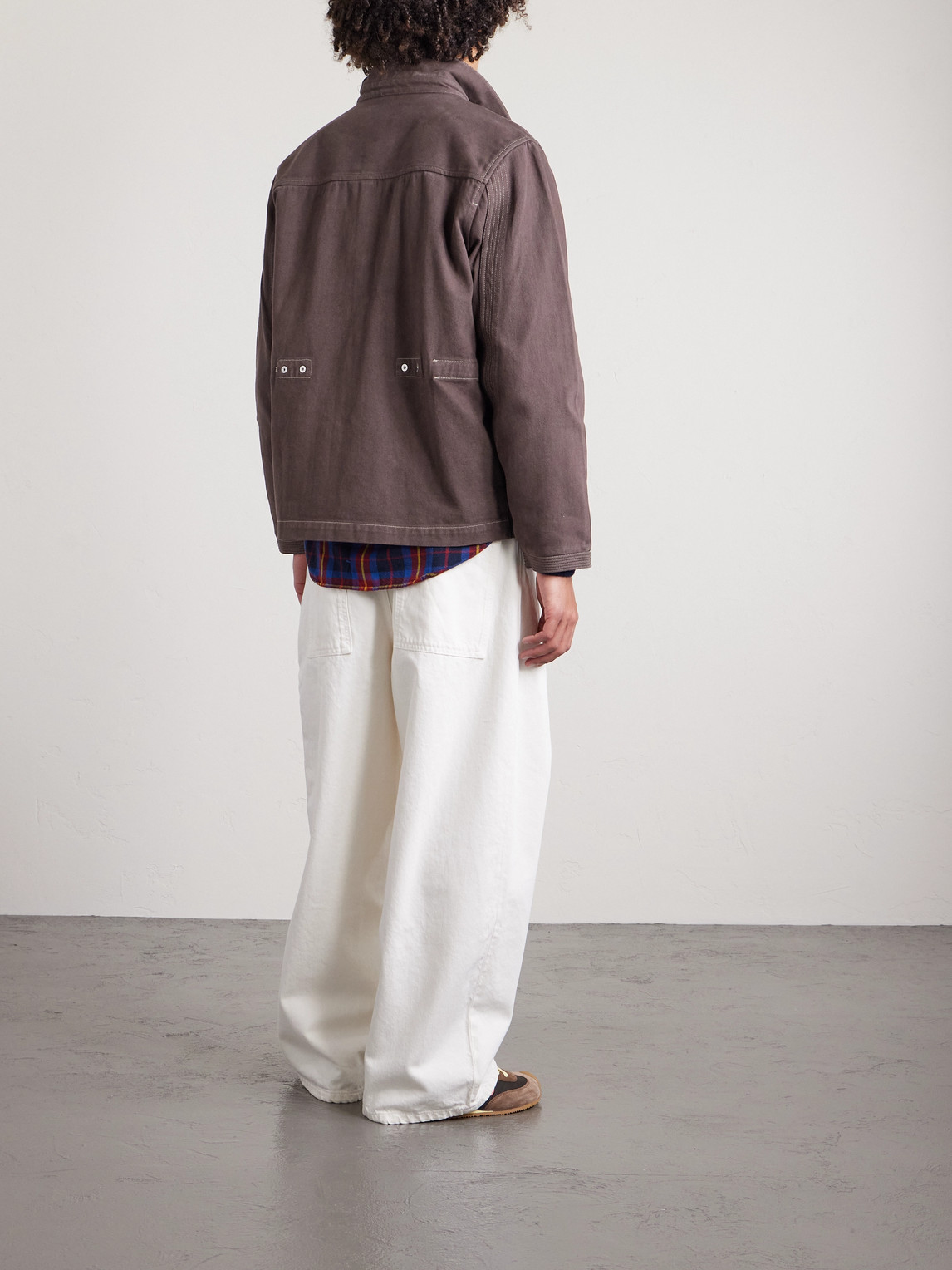  Folk - Anniversary Denim Jacket - Men - Brown - S 