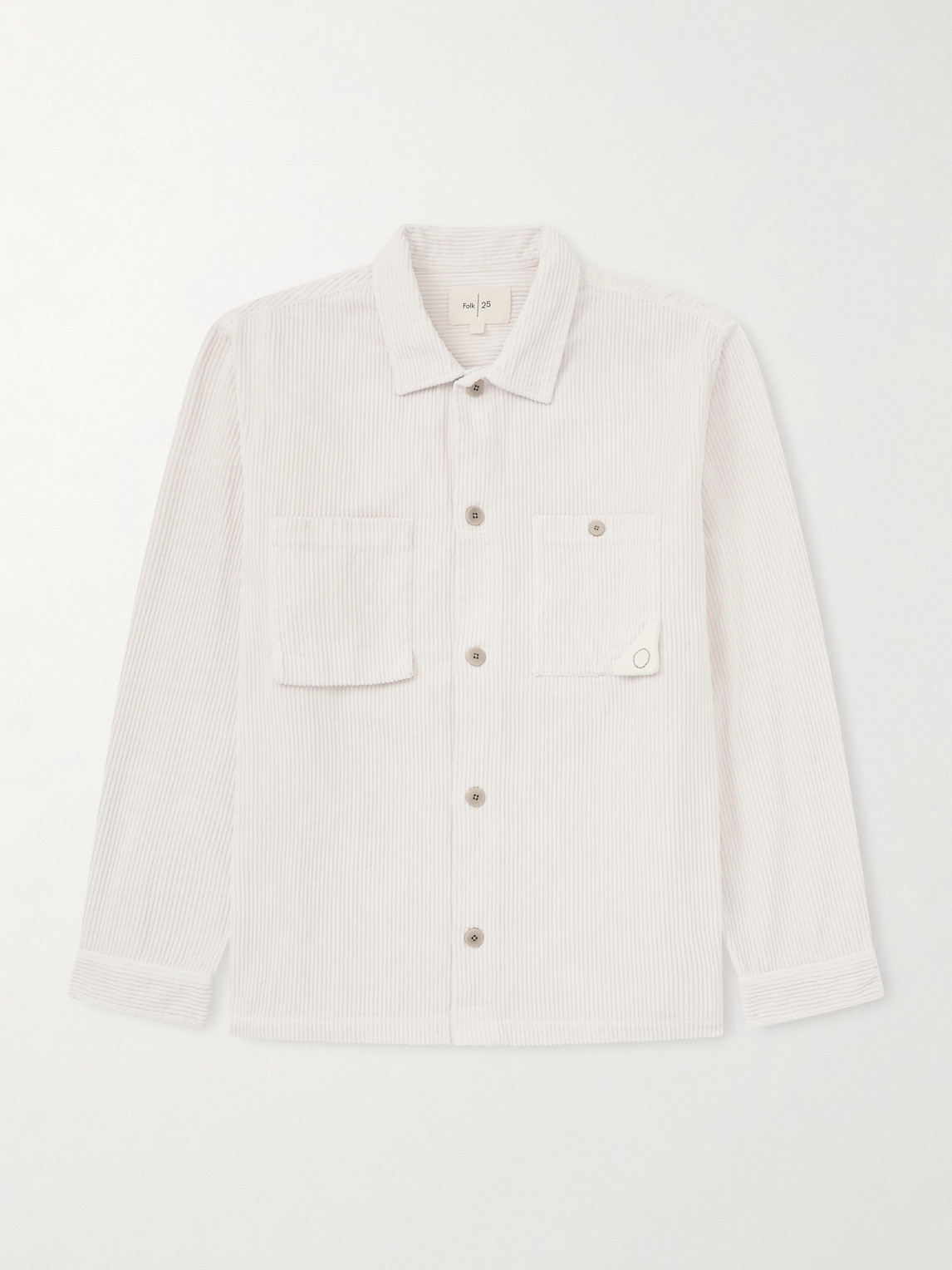 Folk Anniversary Patch Cotton-Corduroy Overshirt - Men