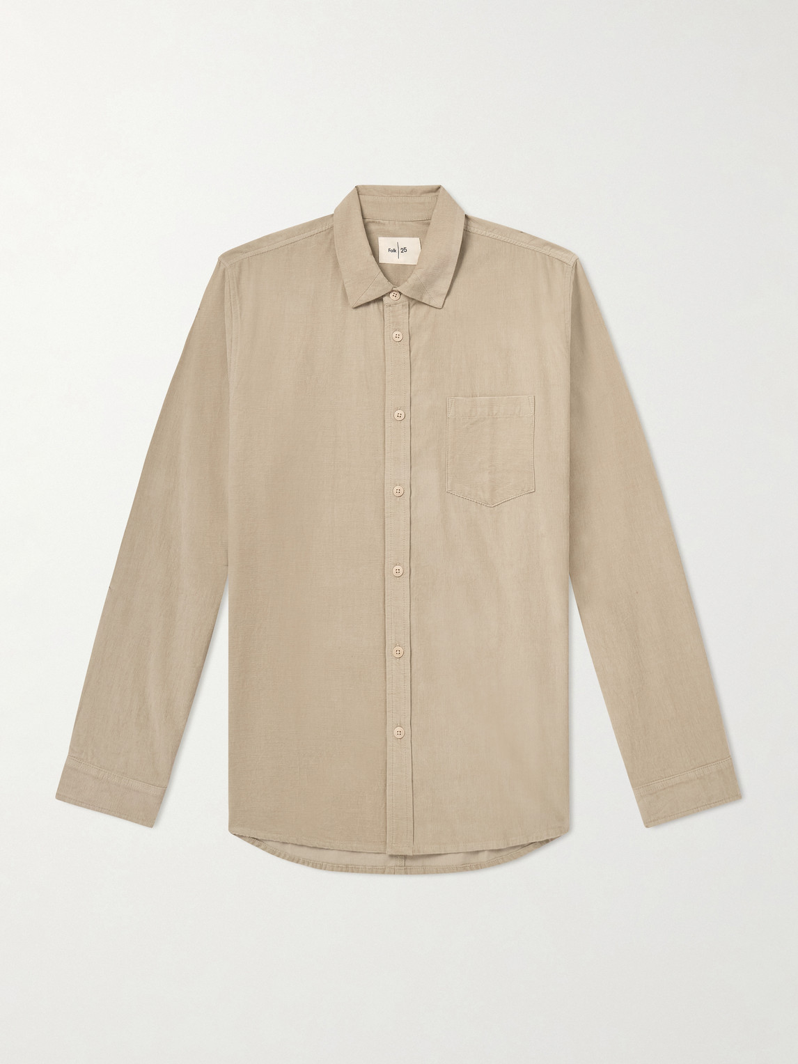 Folk Direction Garment-Dyed Cotton-Corduroy Shirt - Men