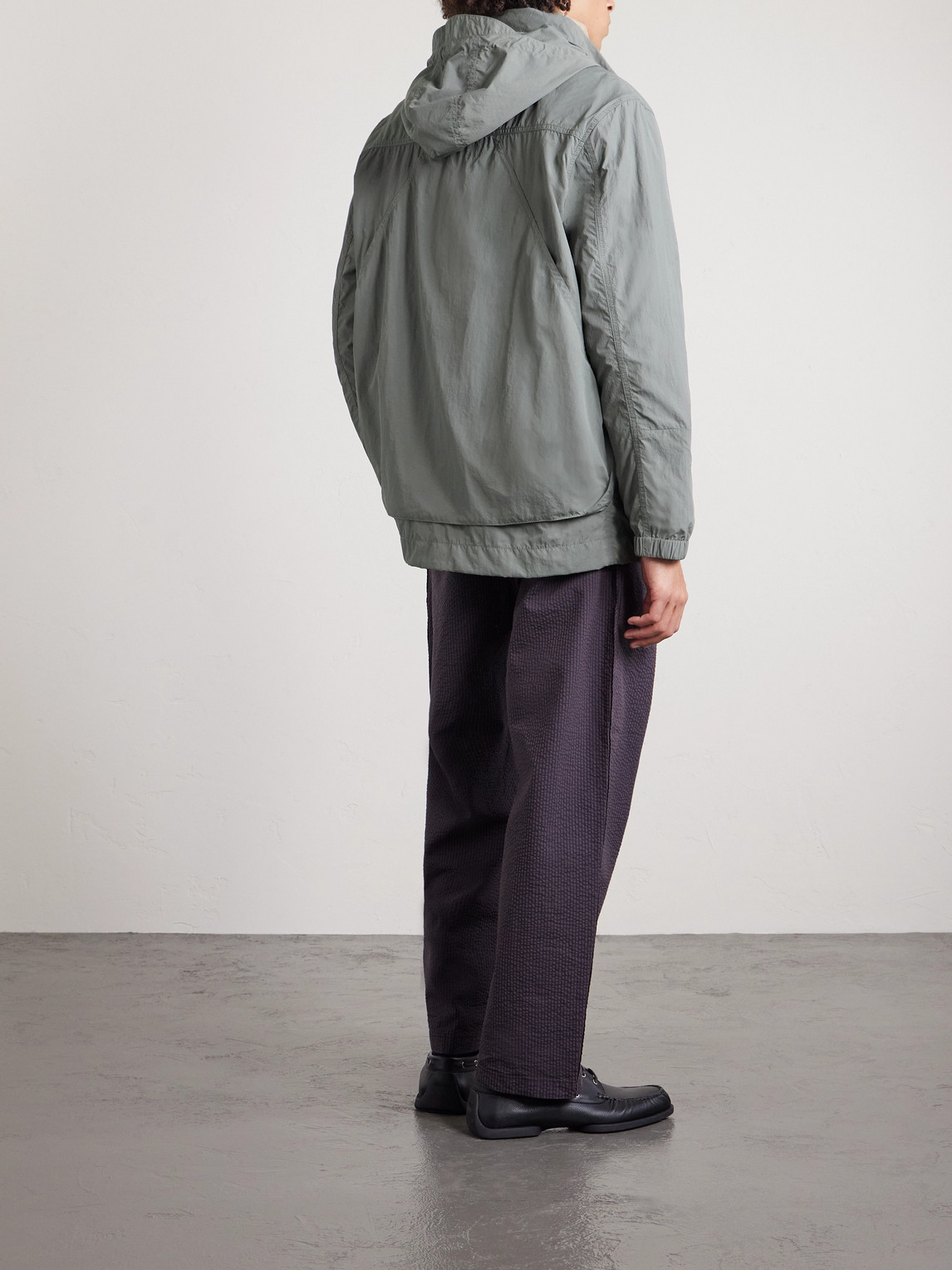 Folk Refield Shell Jacket In Gray