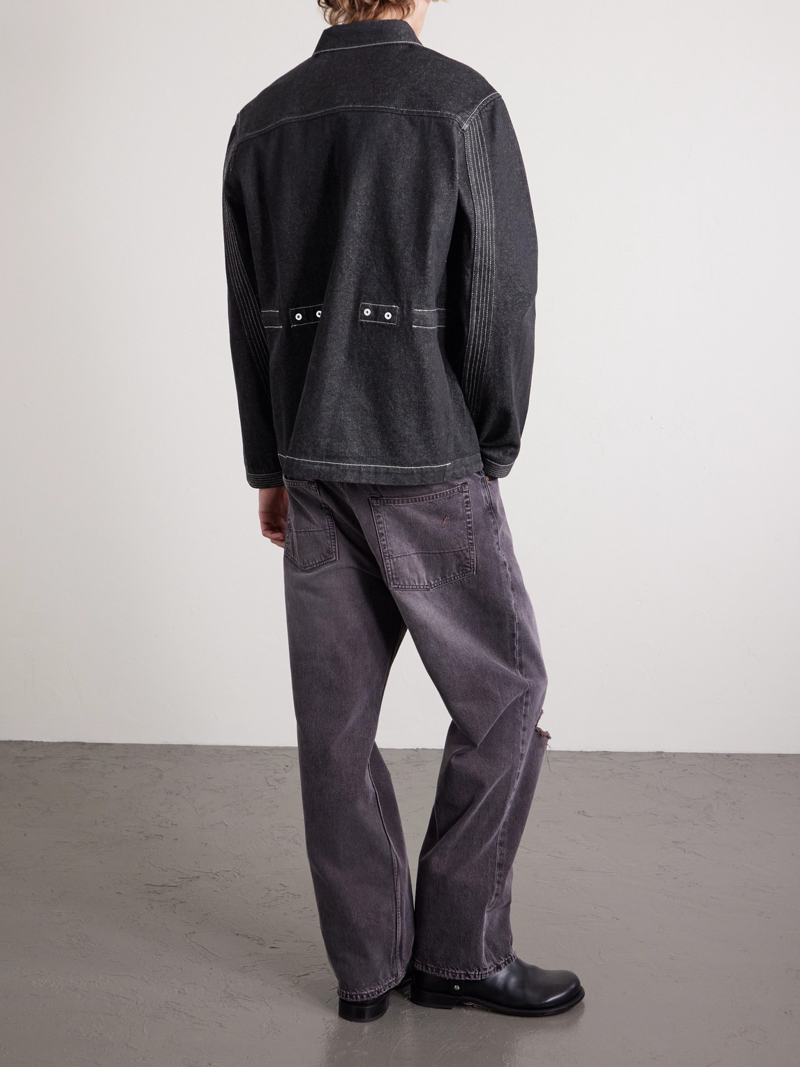 Folk - Anniversary Denim Jacket - Men - Black - S 