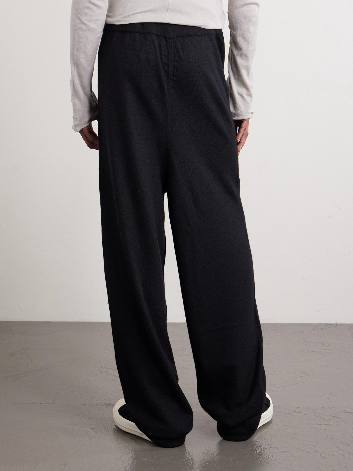 Rick Owens - Tapered Boiled-cashmere Sweatpants - Men - Black - M 