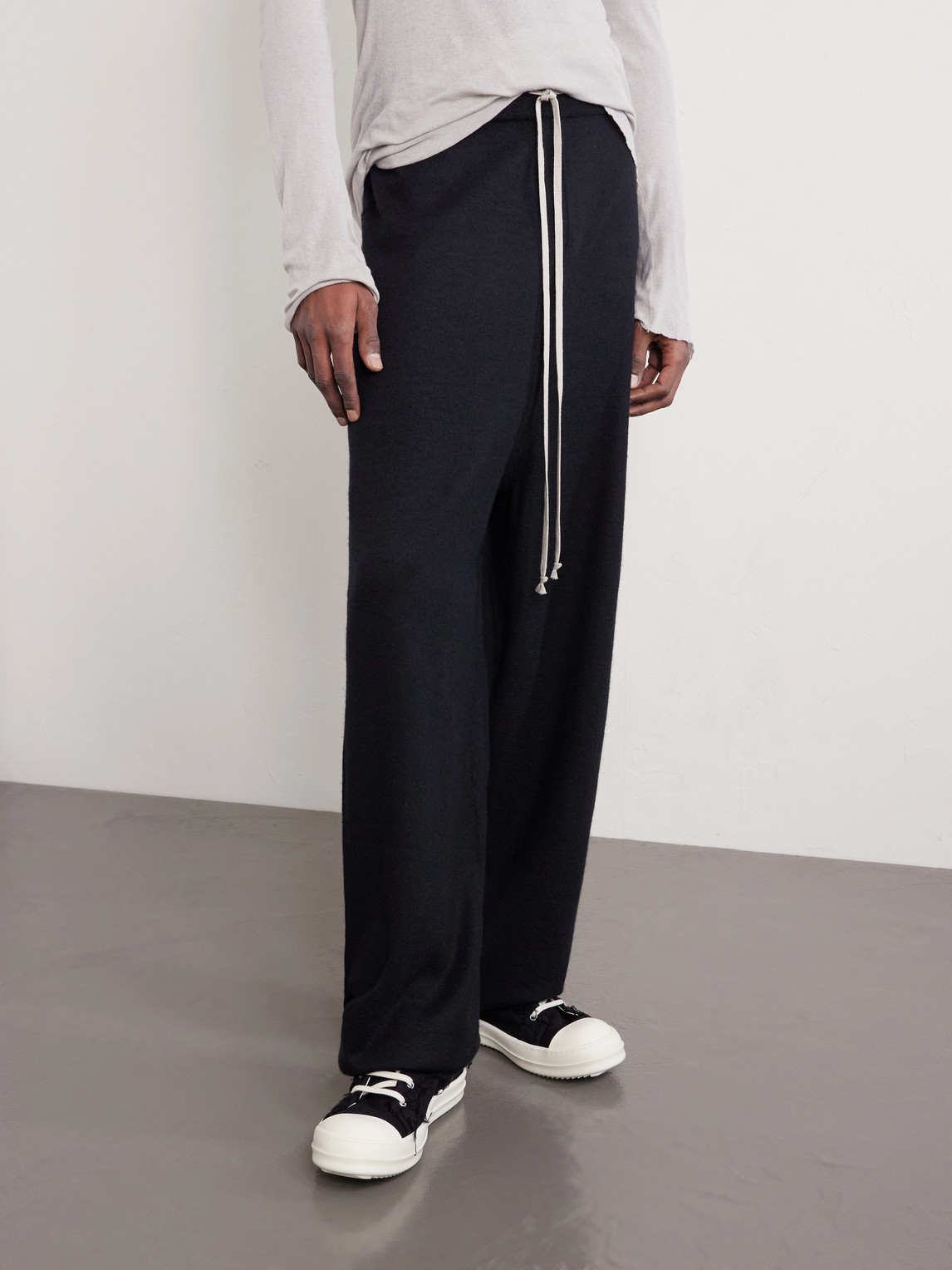  Rick Owens - Tapered Boiled-cashmere Sweatpants - Men - Black - M 