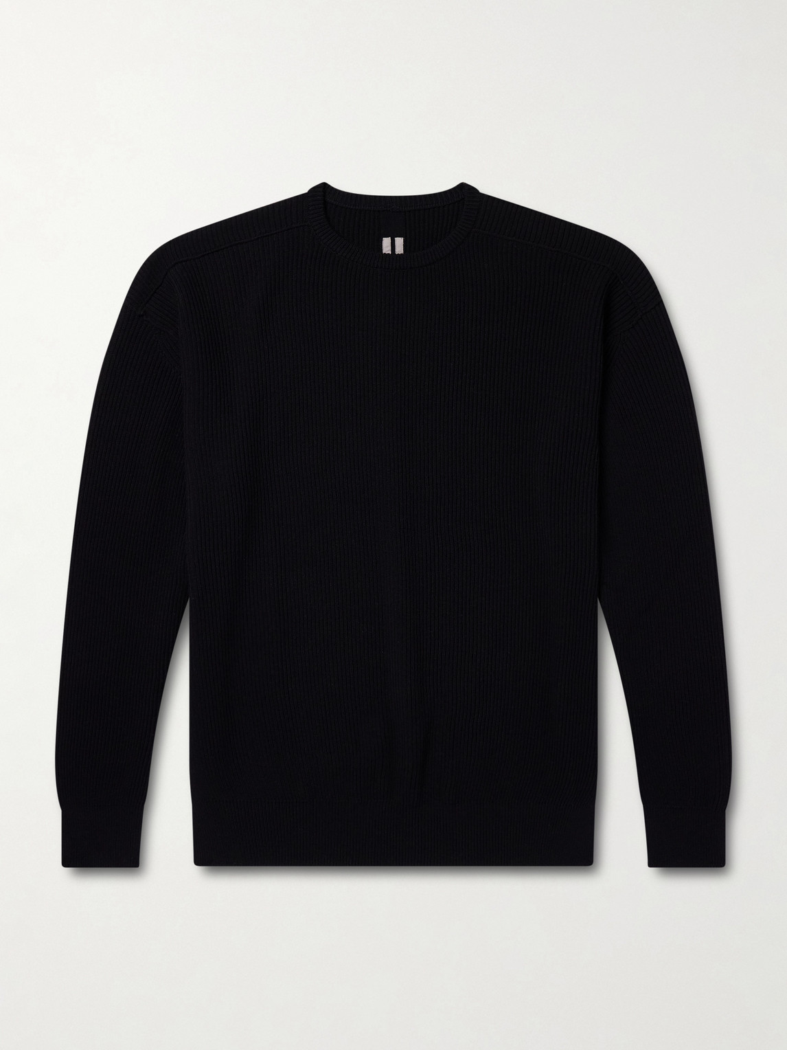 Rick Owens Jumbo Ribbed Virgin Wool Sweateren