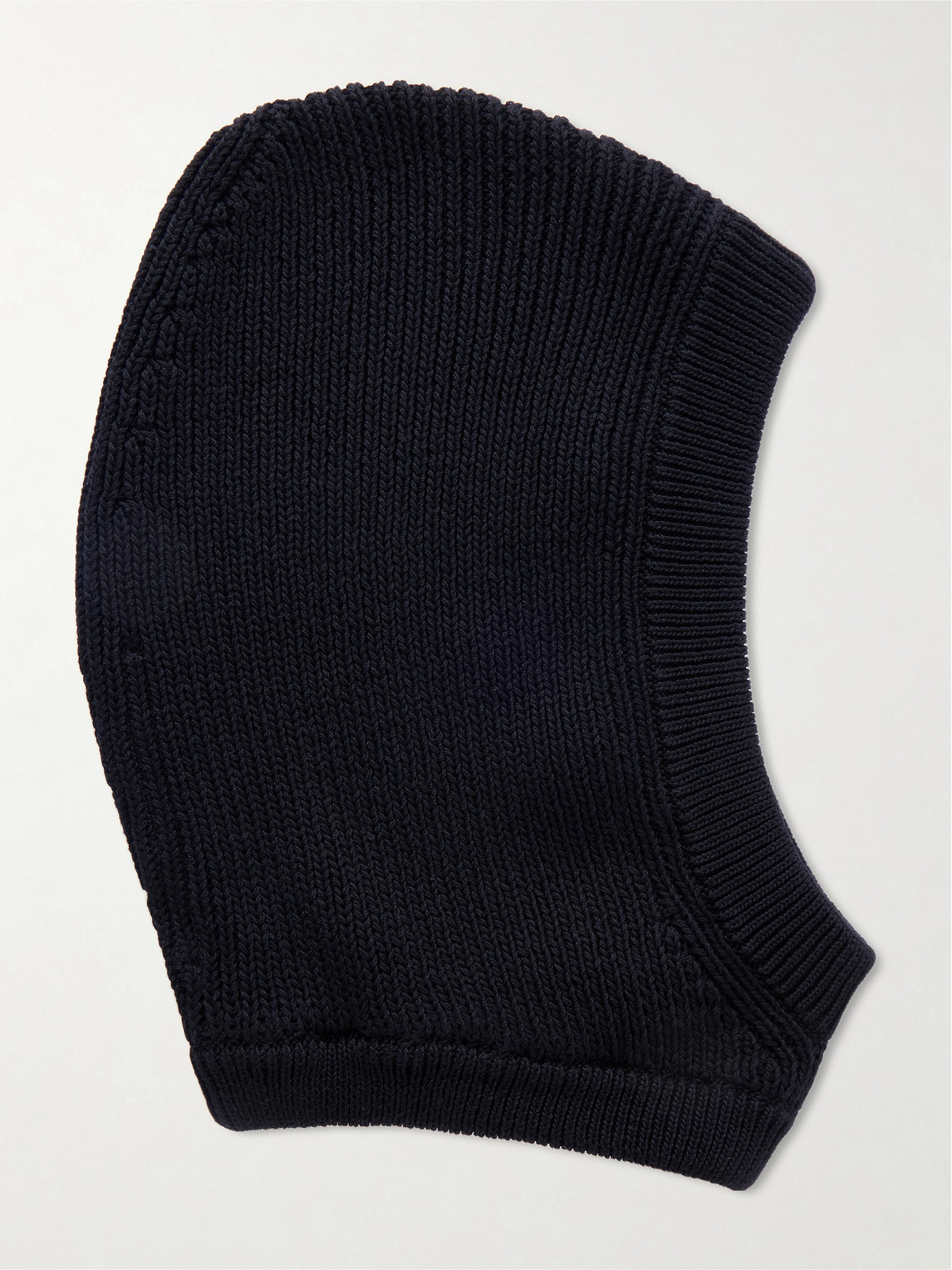 Rick Owens Ribbed Cotton Balaclava - Men
