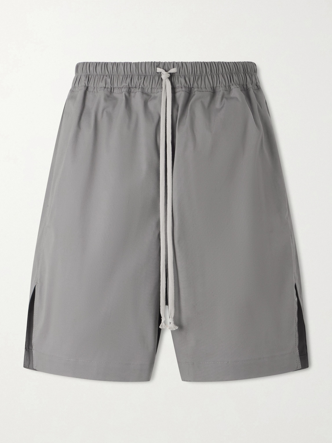 Rick Owens Straight-Leg Stretch-Cotton Poplin Shorts IT 48