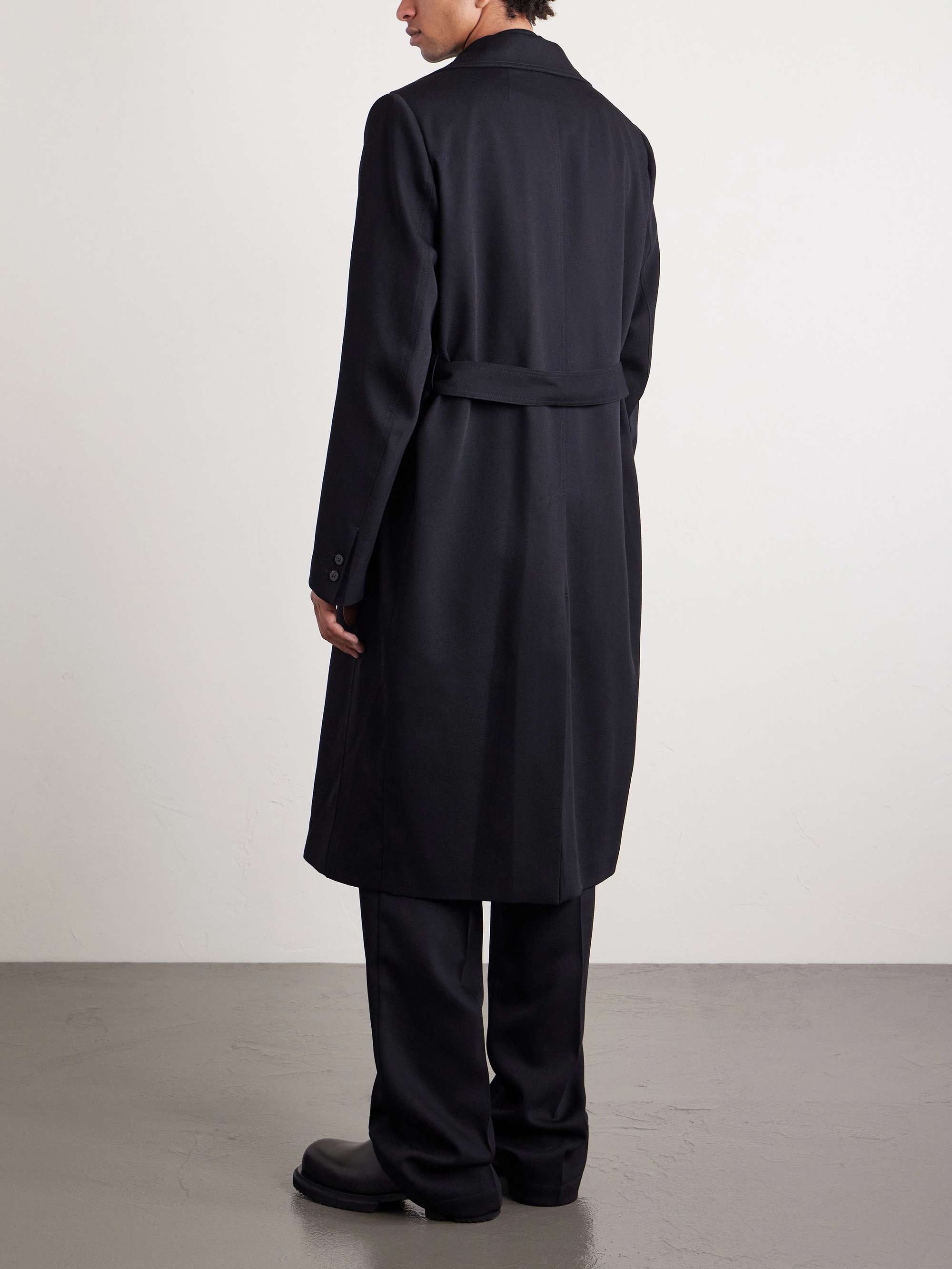 Rick Owens DRELLA PARK ブラック　IT46 RICK OWENS Drella Double-Breasted Wool Coat for Men | MR PORTER