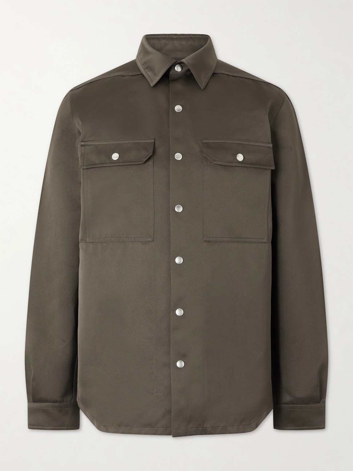 Rick Owens Duchesse-Satin Overshirt IT 54