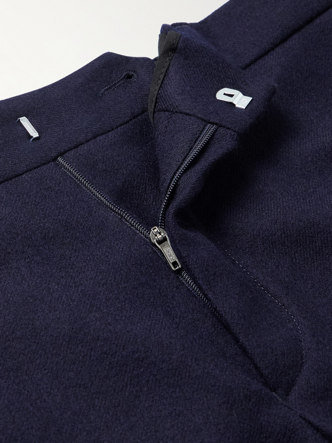 Straight-Leg Wool Trousers