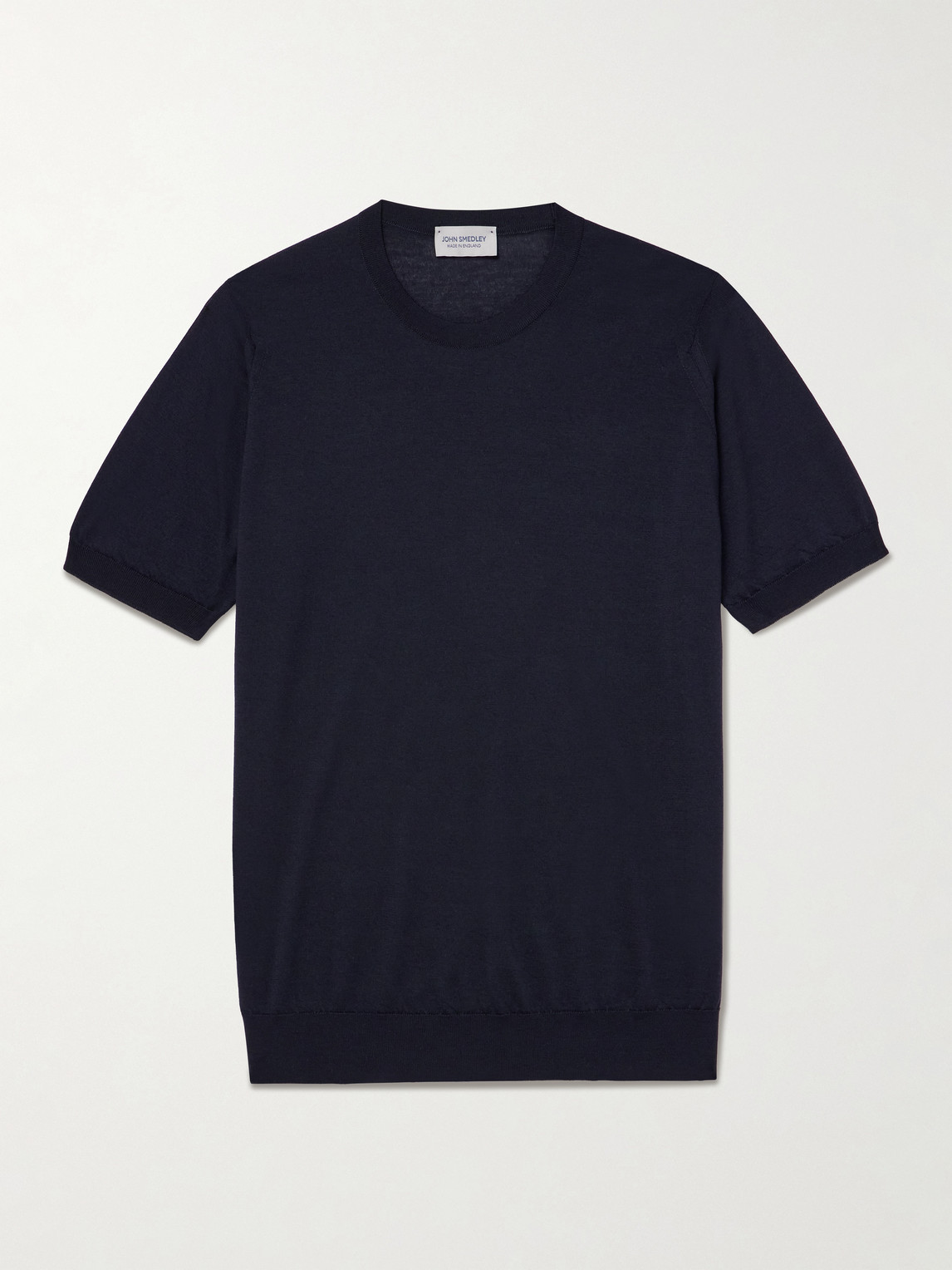 John Smedley Hilcote Merino Wool and ea Island Cotton-Blend T-hirt - Men