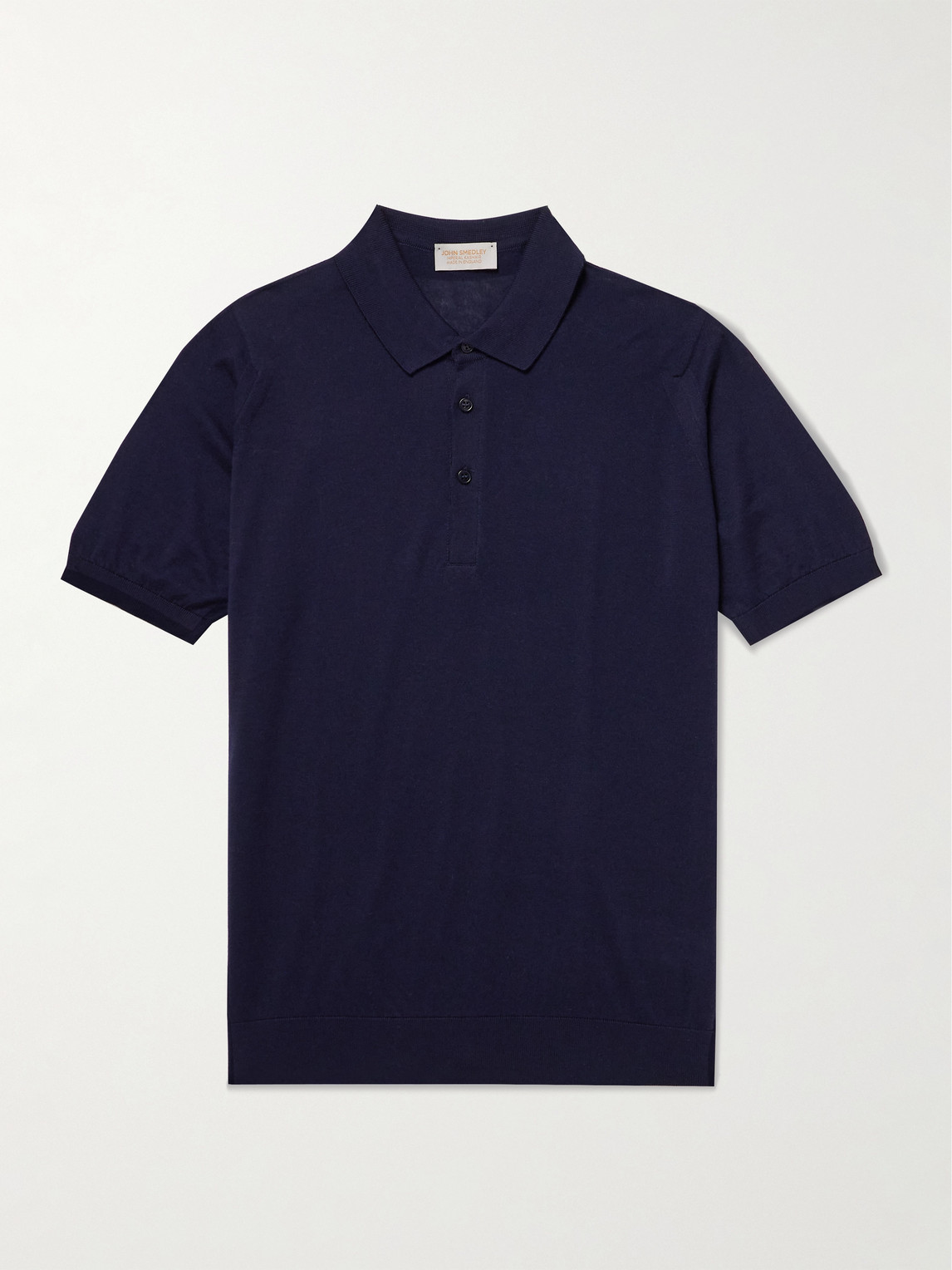 John Smedley Cotton and Cashmere-Blend Polo hirt - Men