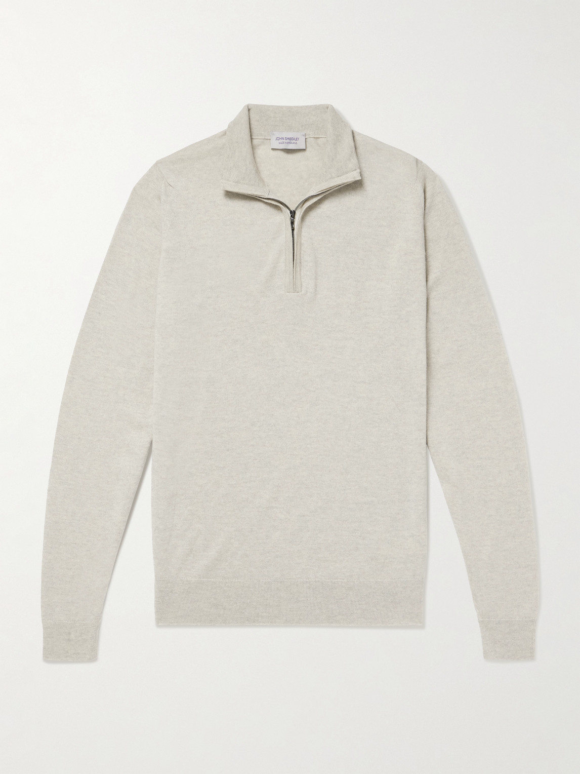 John Smedley Tapton lim-Fit Merino Wool Half-Zip weater - Men