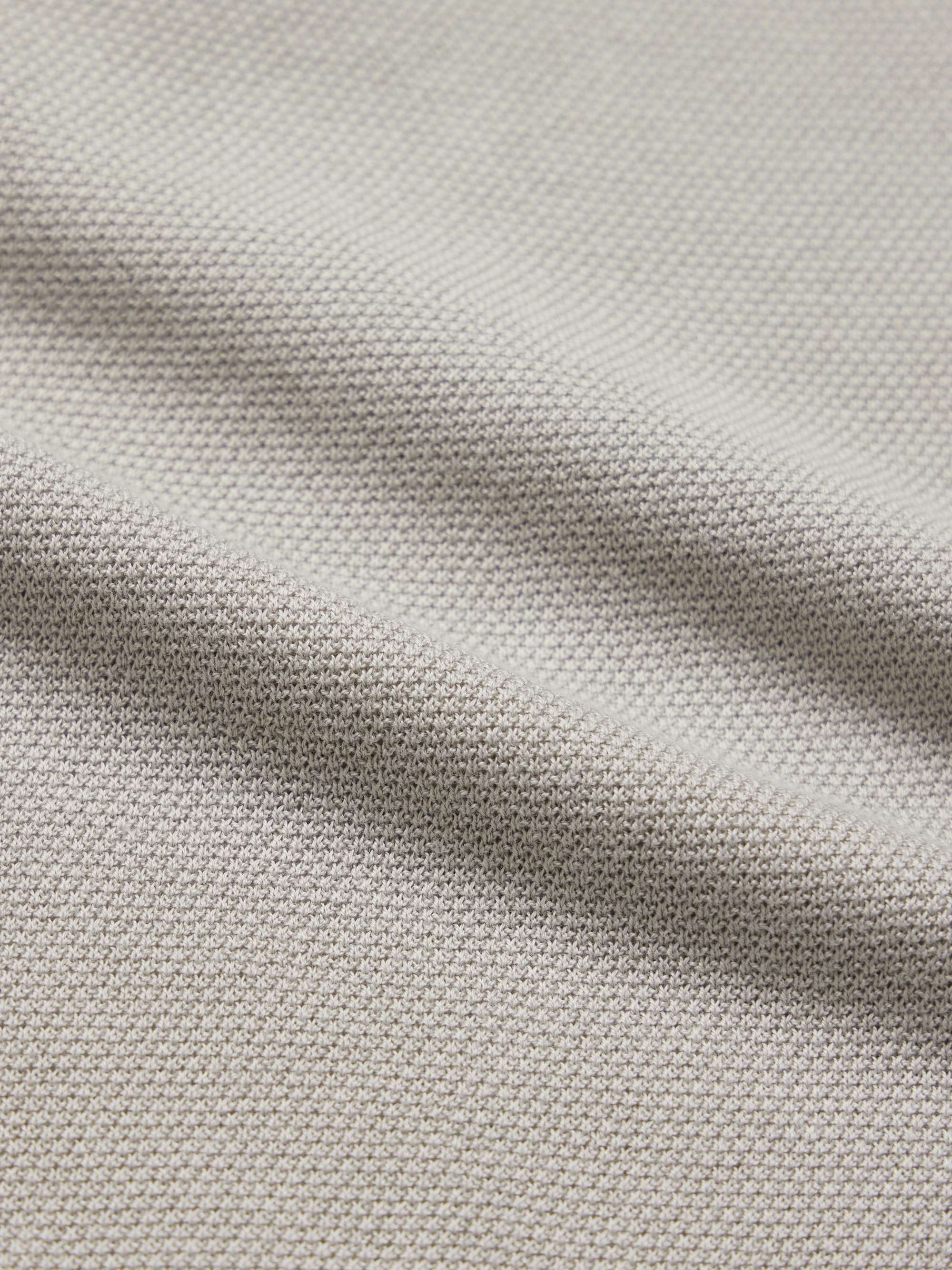 JOHN SMEDLEY Roth Slim-Fit Sea Island Cotton-Piqué Polo Shirt