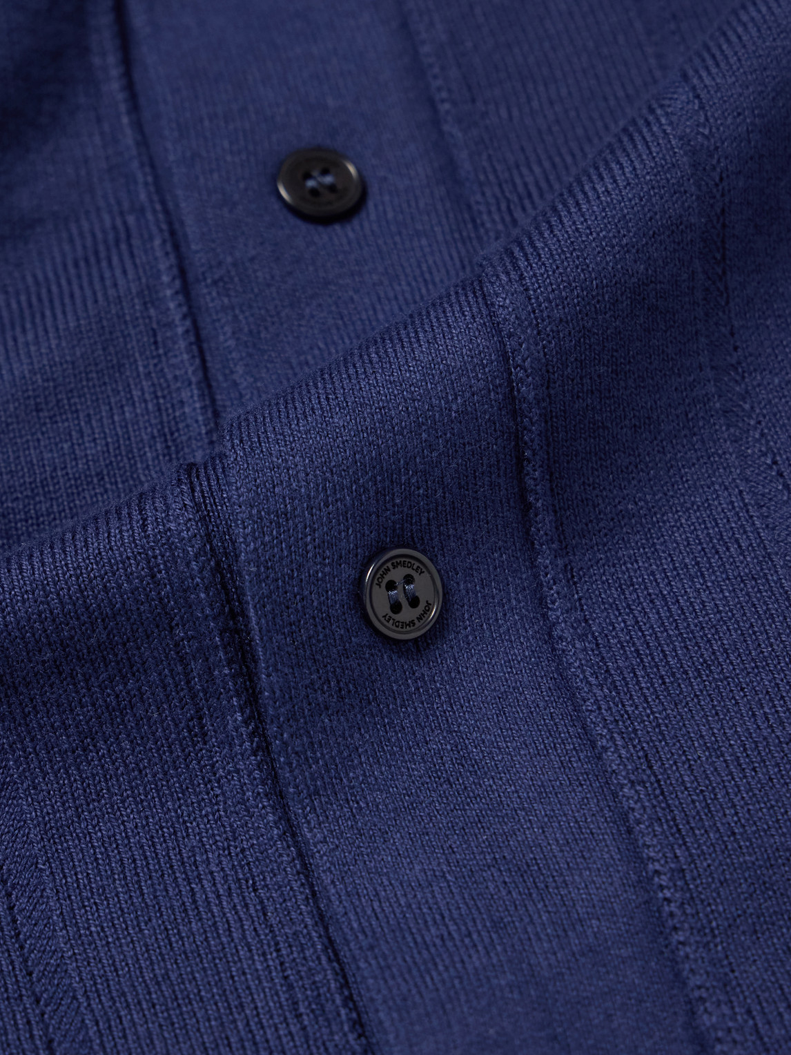  John Smedley - Floyd Sea Island Cotton Cardigan - Men - Blue - L 