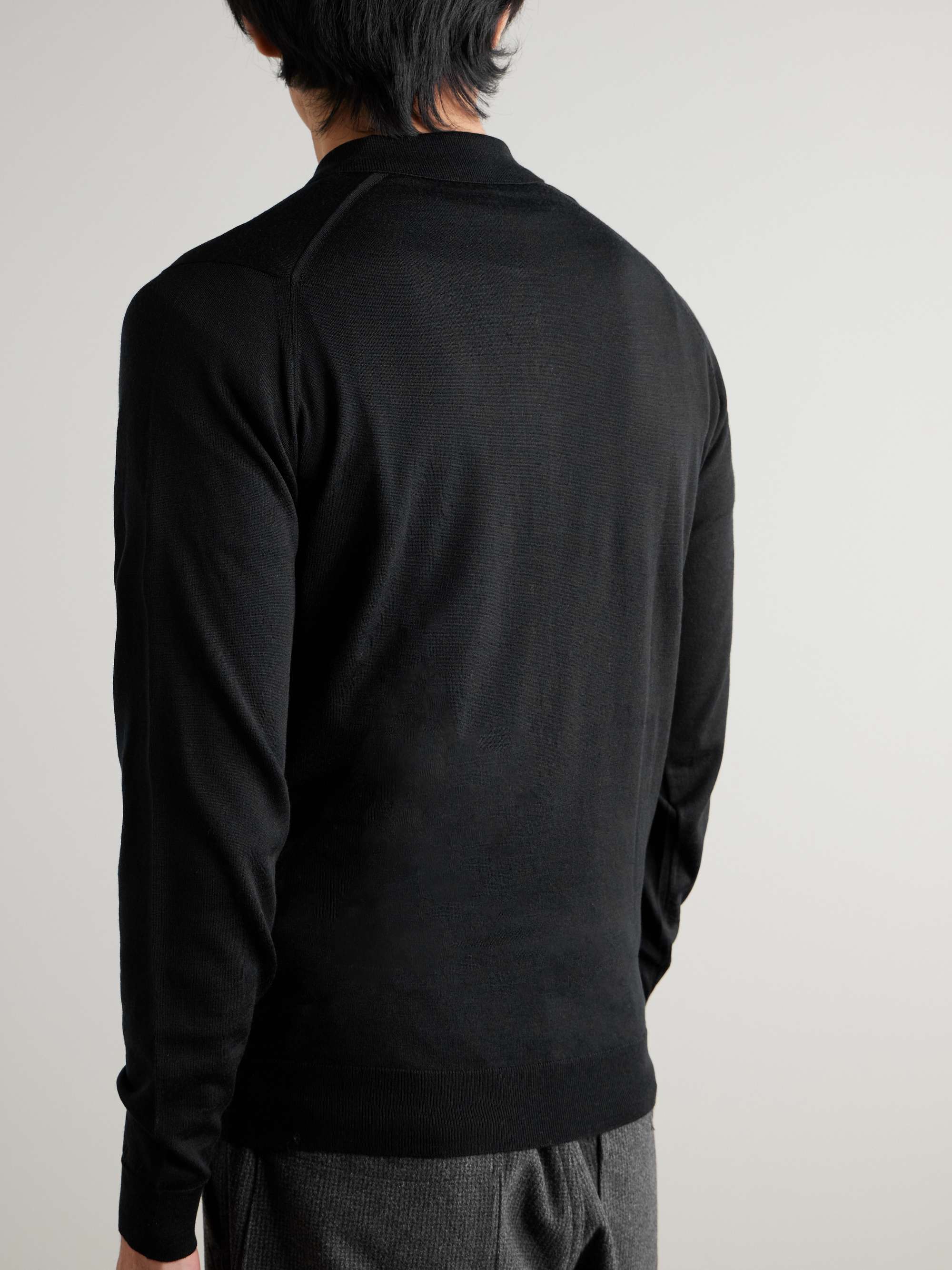 JOHN SMEDLEY Polo slim-fit in lana merino Belper