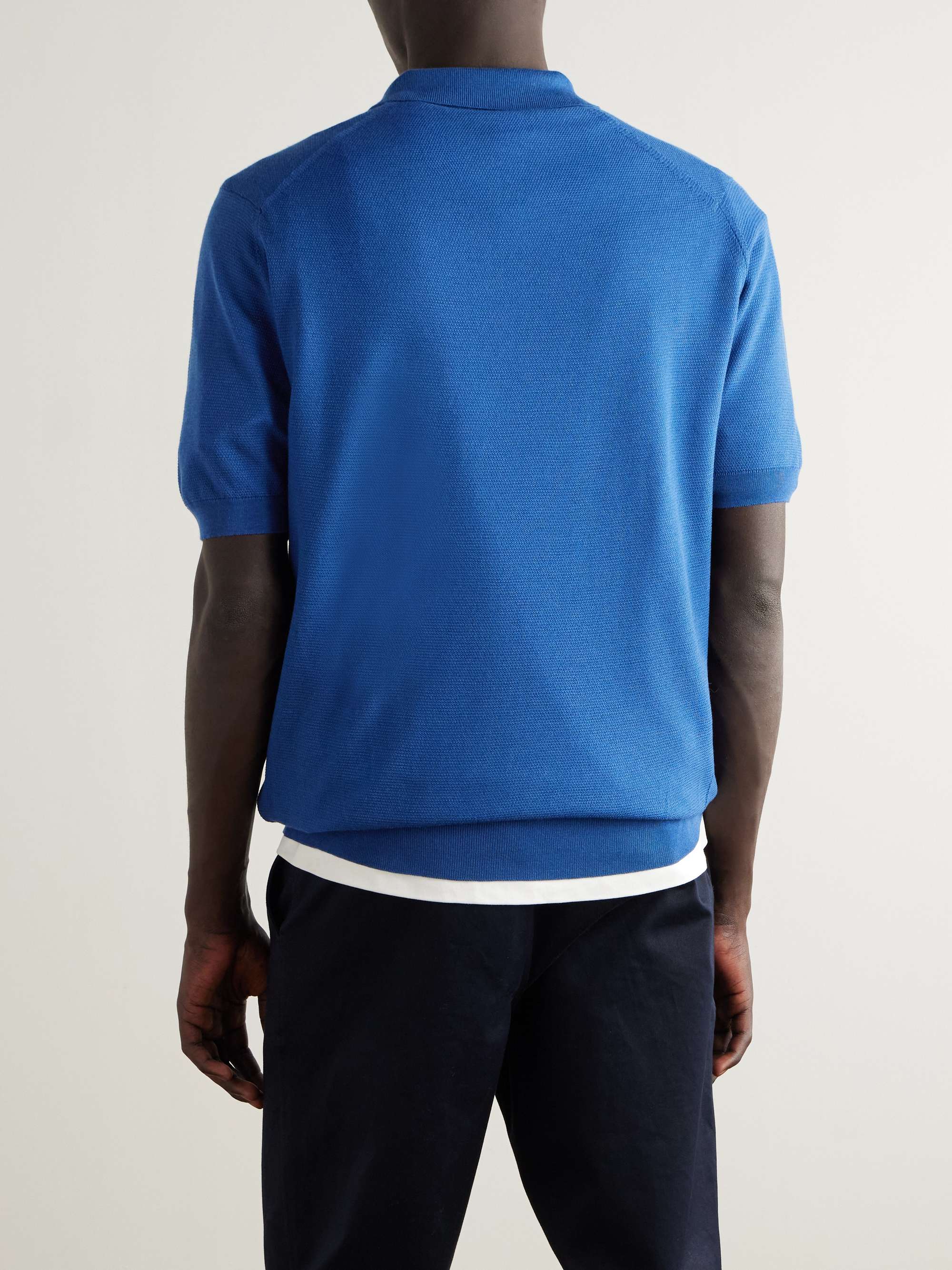 JOHN SMEDLEY كنزة بولو من الصوف