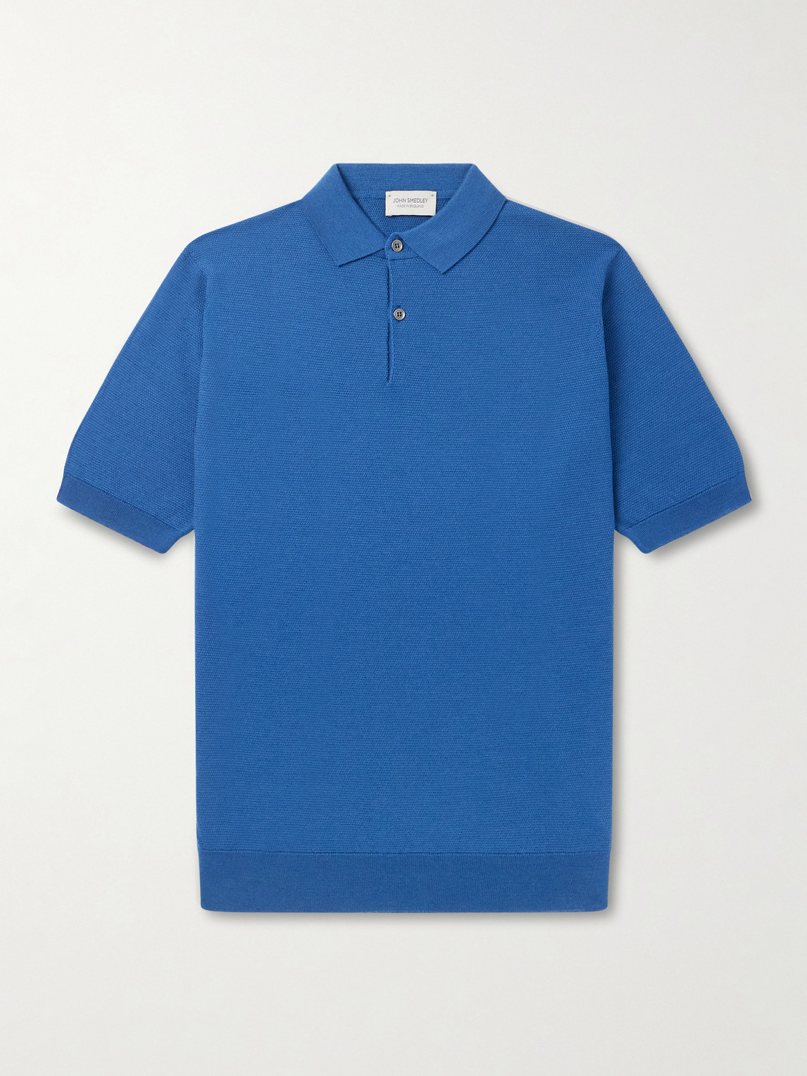 John Smedley 14.ingular Wool-Piqué Polo hirt - Men