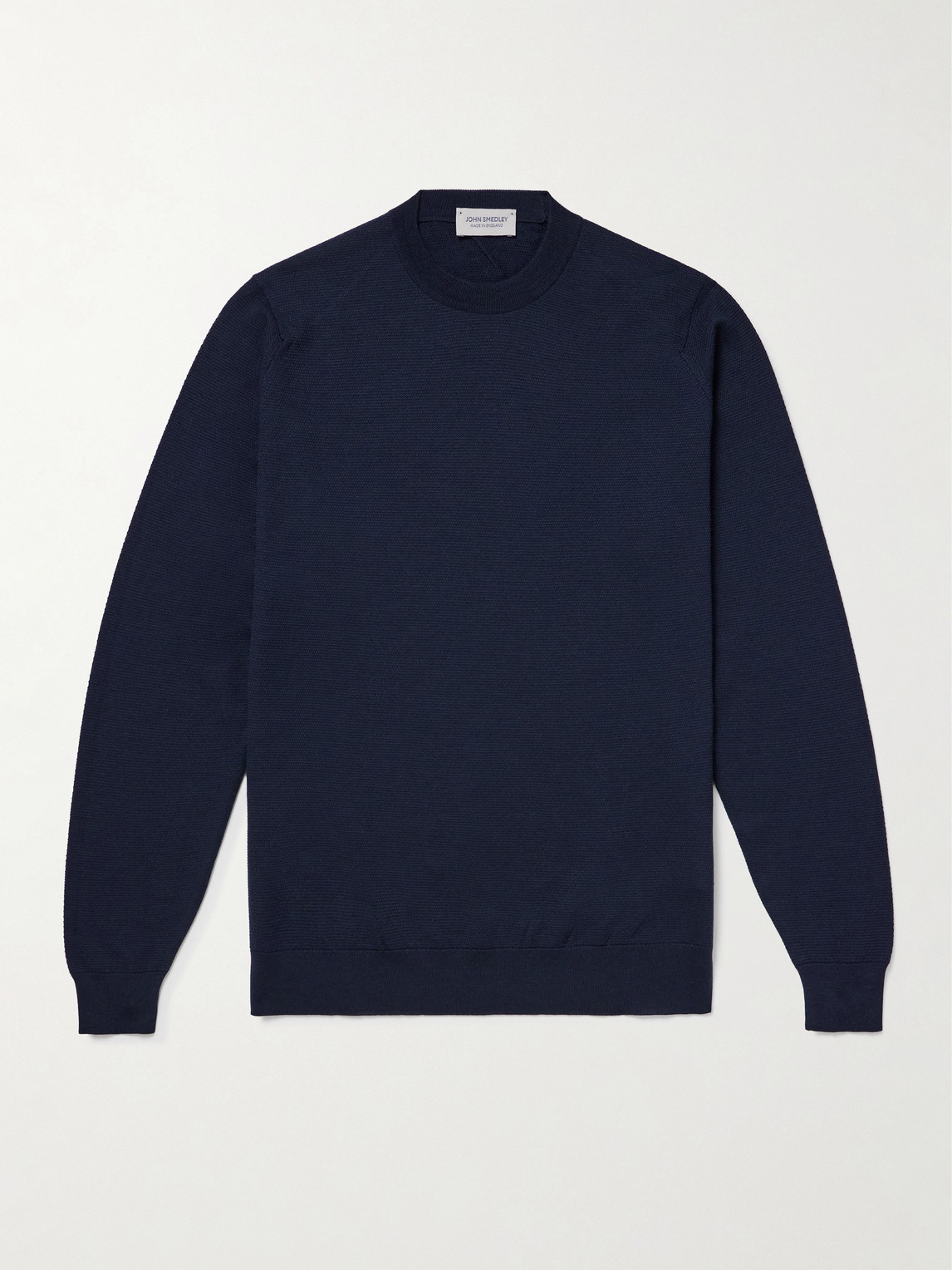 John Smedley Honeycomb-Knit Merino Wool weater - Men