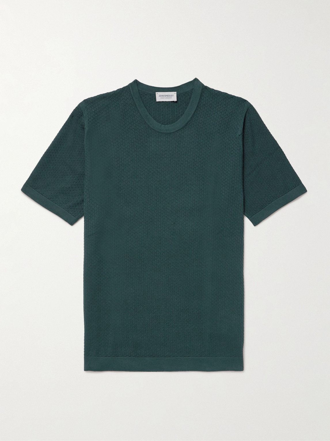 John Smedley Forrest Textured ea Island Cotton T-hirt - Men