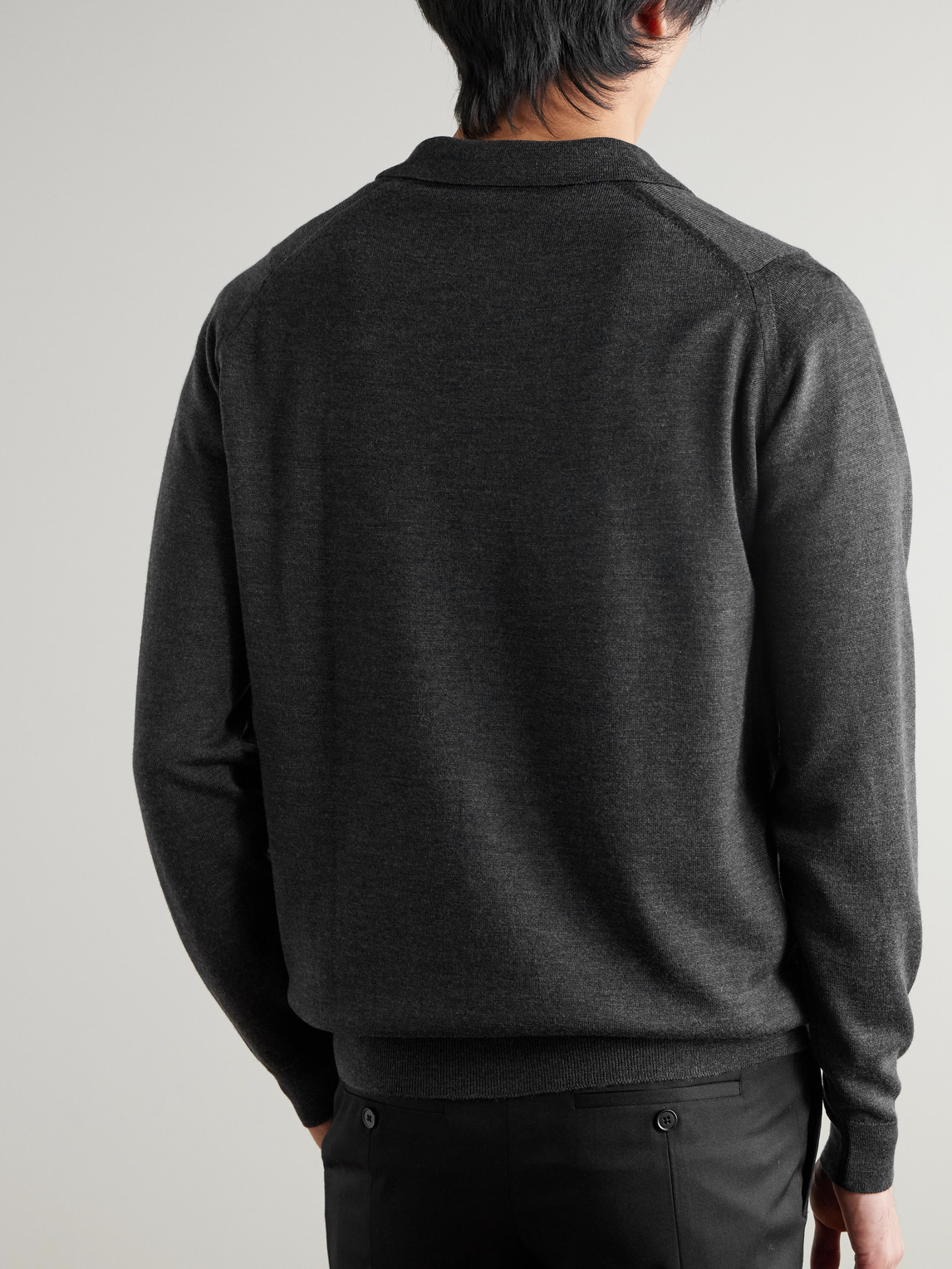  John Smedley - Tibor Merino Wool Cardigan - Men - Gray - S 