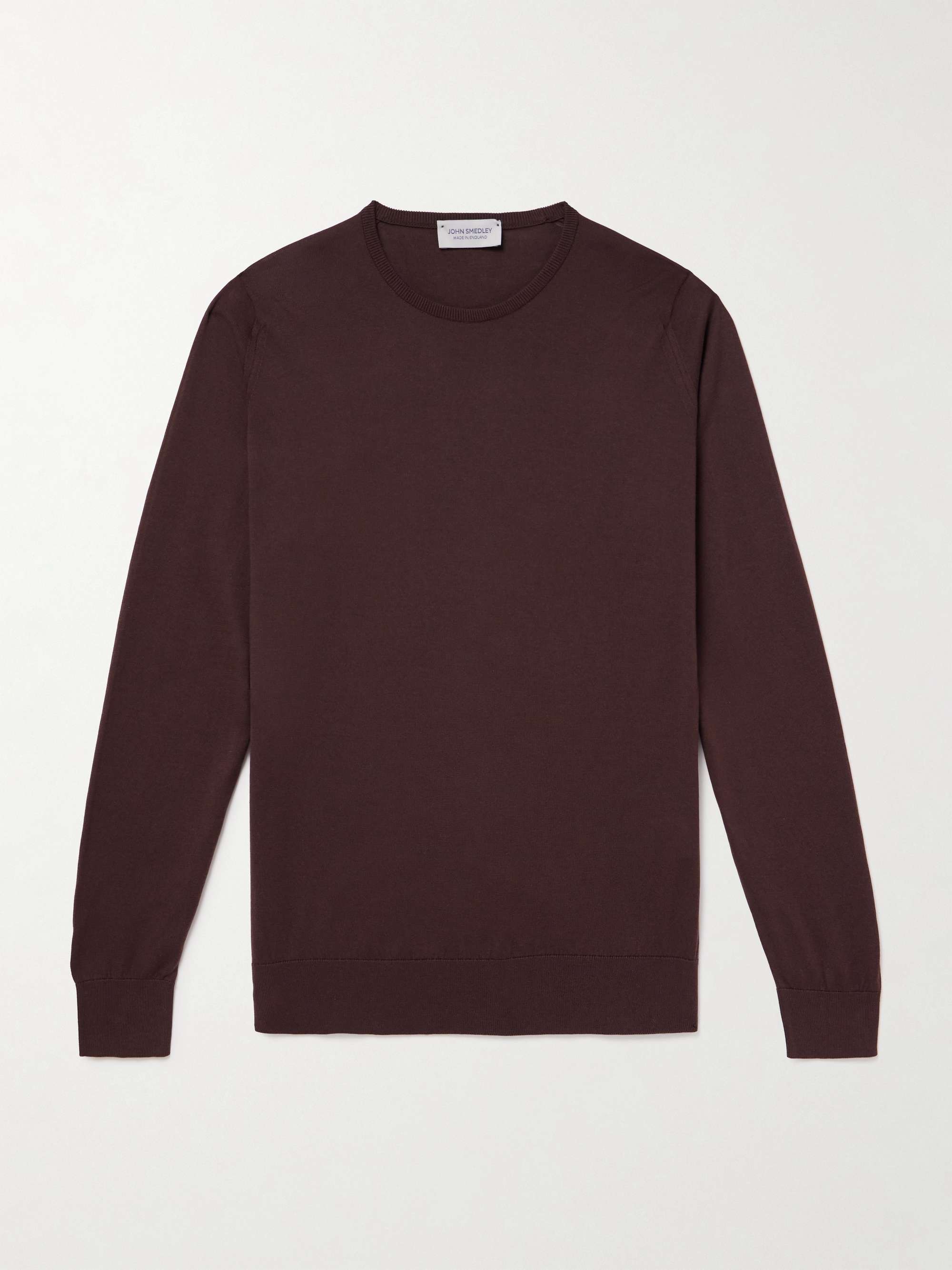 JOHN SMEDLEY Pullover in cotone Sea Island