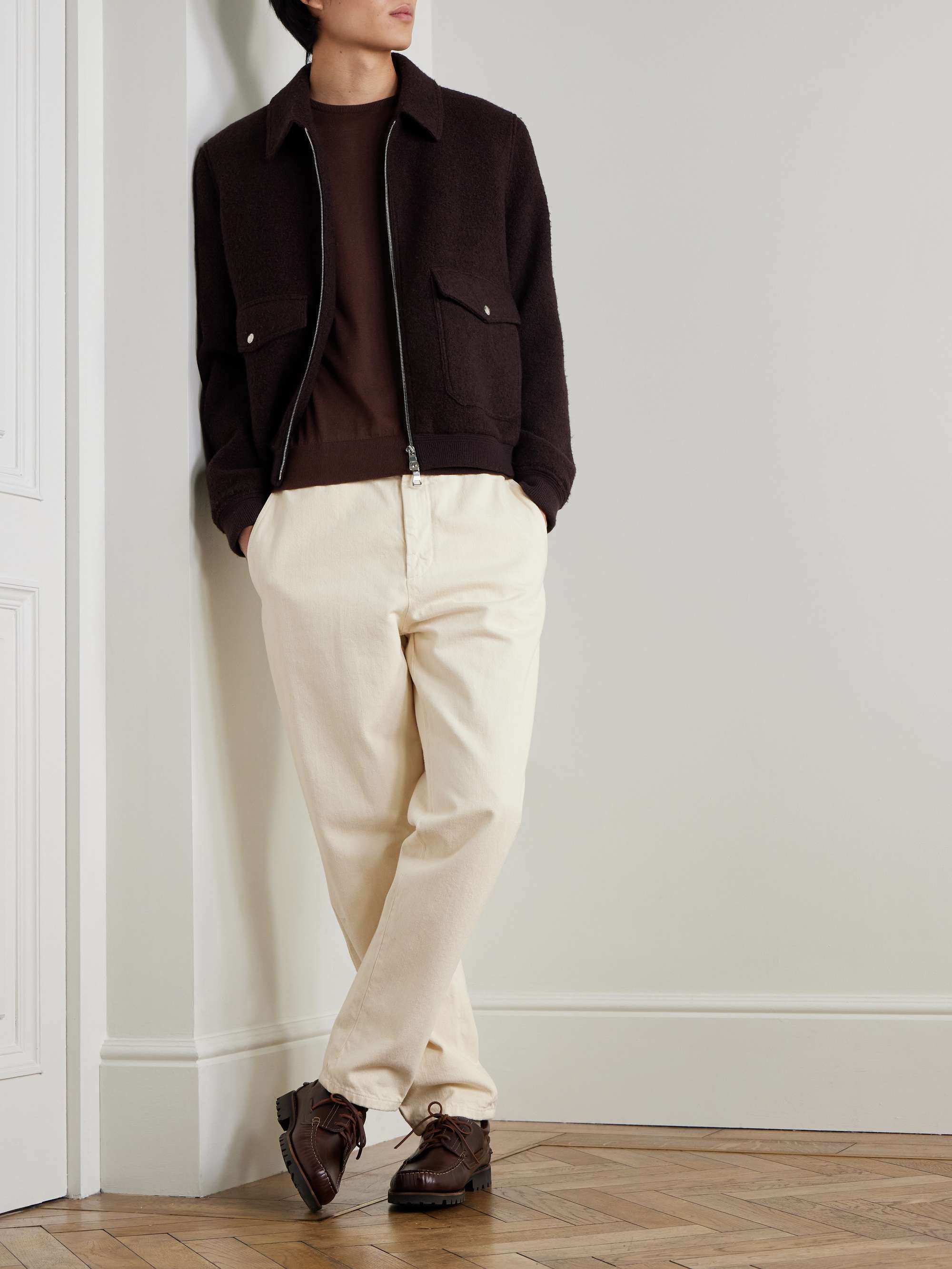 JOHN SMEDLEY Pullover in cotone Sea Island