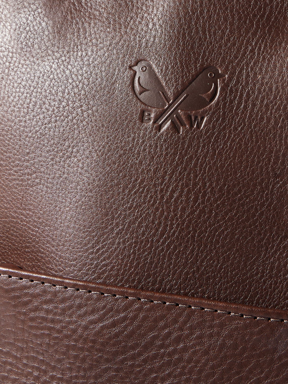 Bennett Winch Logo-debossed Full-grain Leather Backpack In Brown