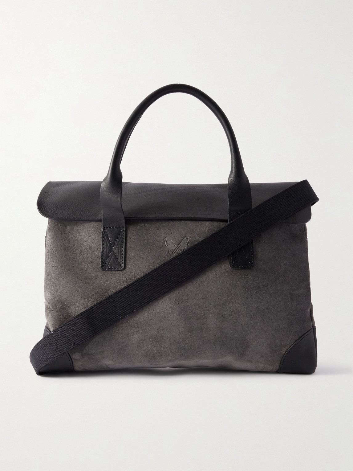 Bennett Winch – Suede and Leather Briefcase