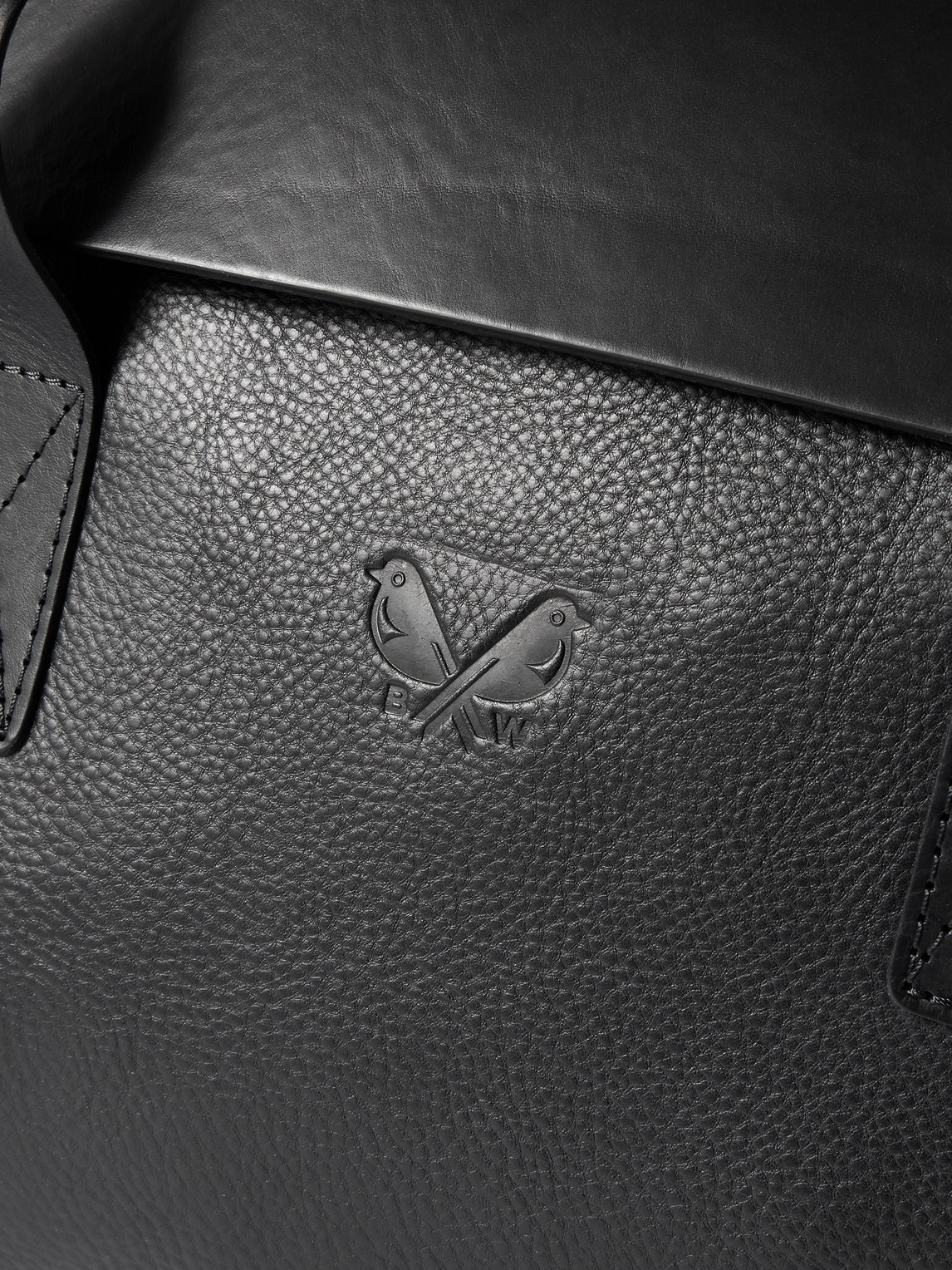 Bennett Winch Full-grain Leather Briefcase In Black