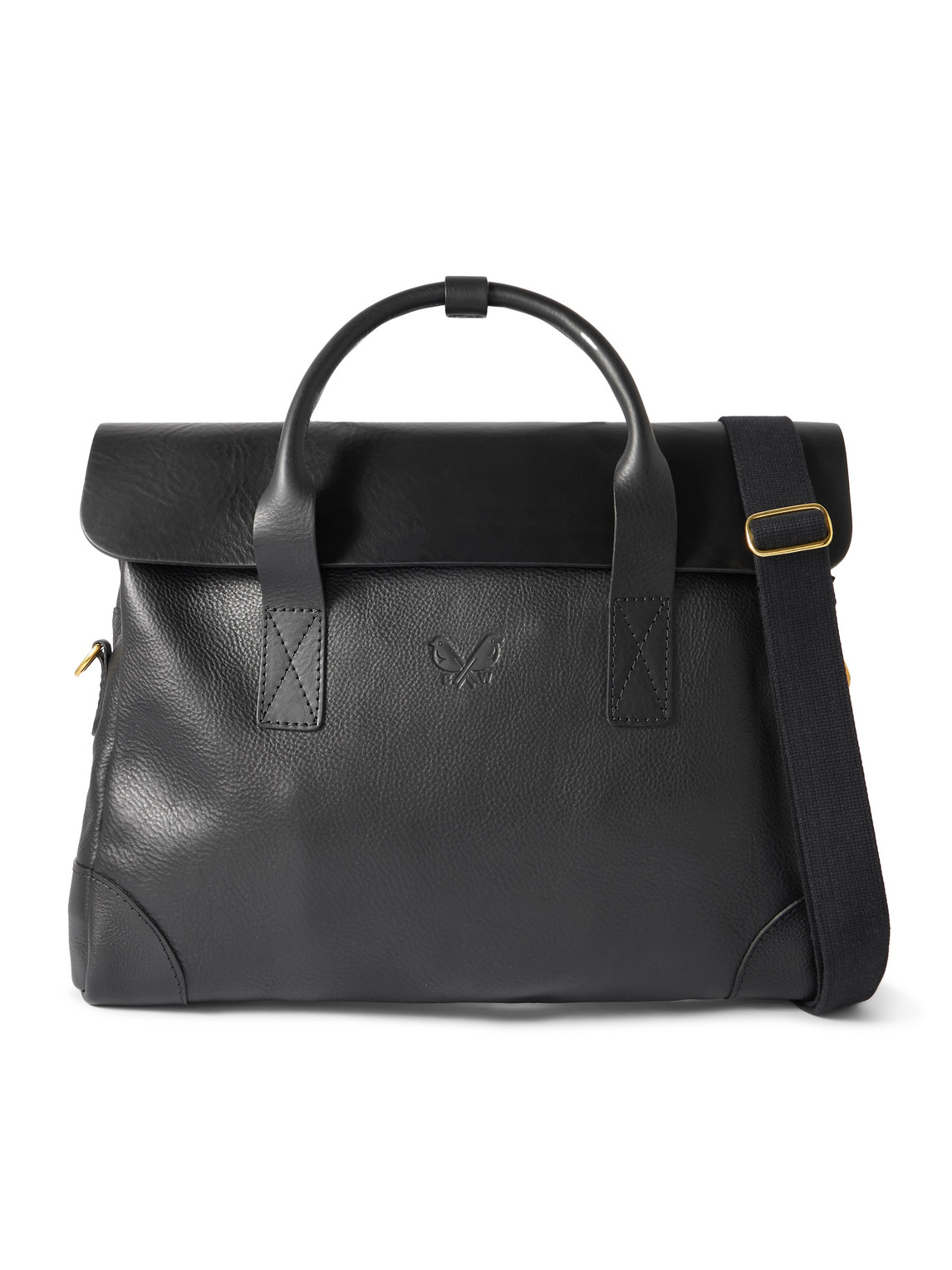 Bennett Winch Full-grain Leather Briefcase In Black
