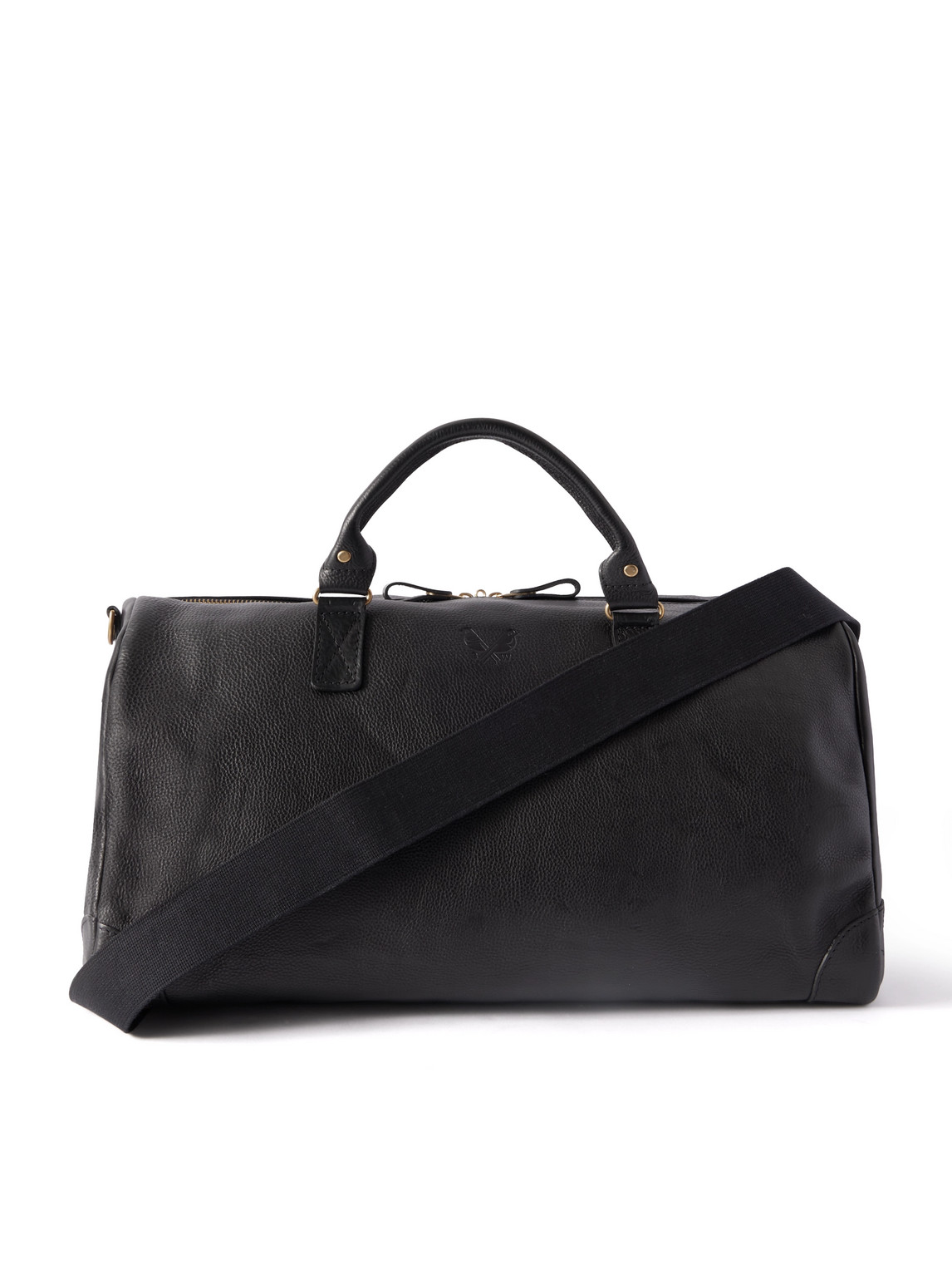 Bennett Winch Commuter Full-grain Leather Holdall In Black